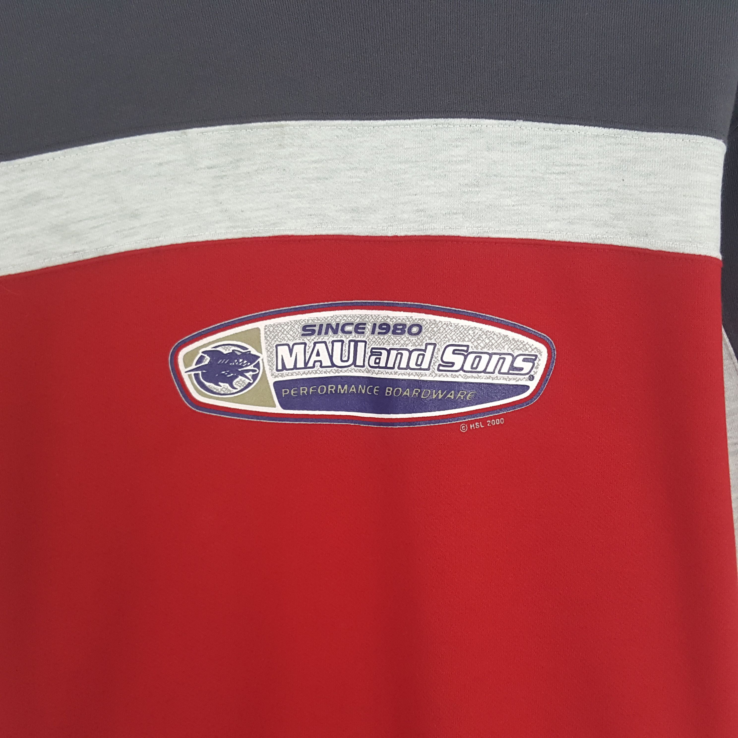 Vintage Vintage Maui and Sons Sweatshirt Size US S / EU 44-46 / 1 - 2 Thumbnail