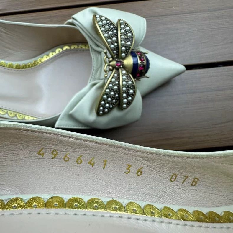 Gucci Gucci High Heel Shoes with Bow Detail-2505 Size US 6 / IT 36 - 7 Thumbnail