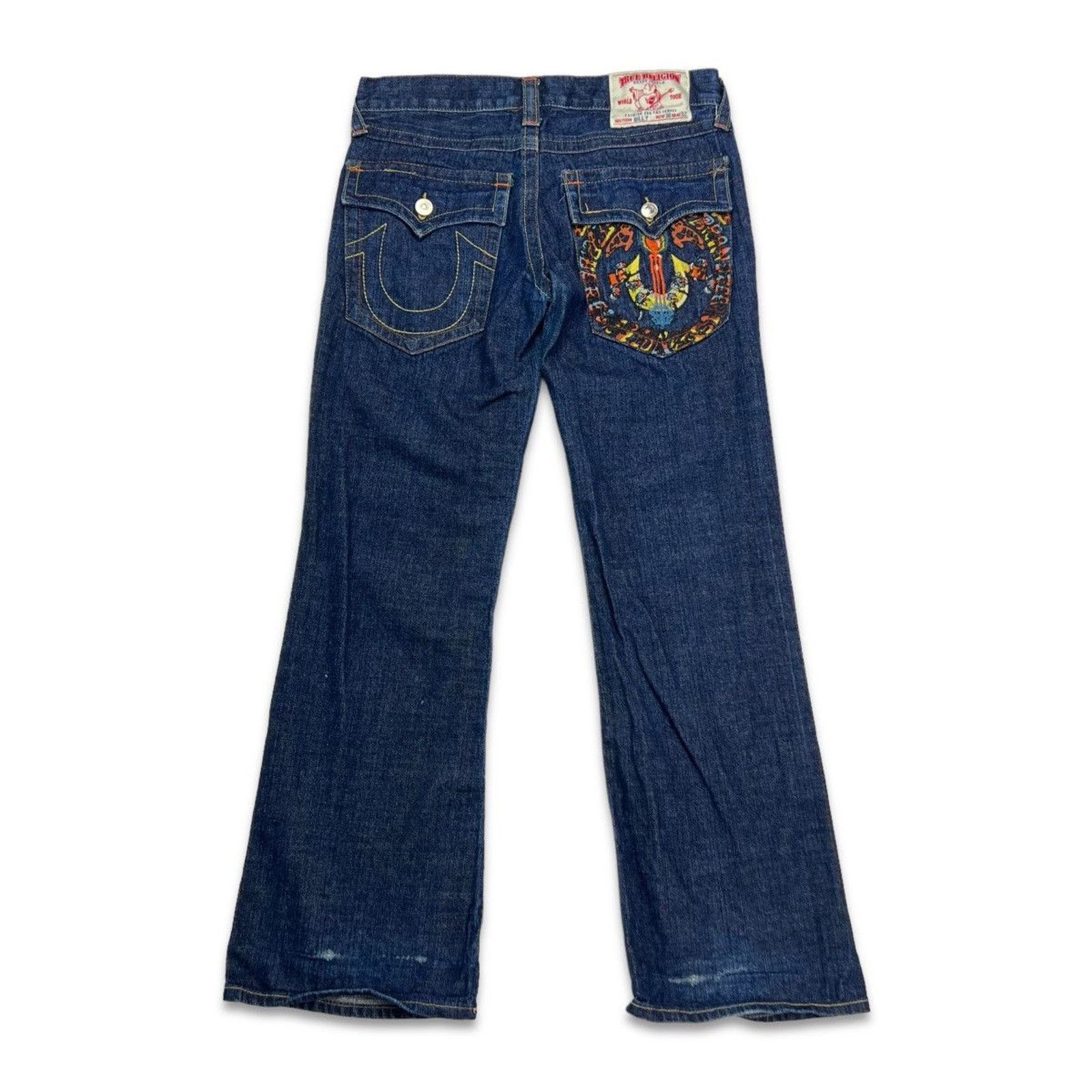 True Religion × Vintage Vintage True Religion Billy Jeans 36x32 USA Bootcut Denim Size US 36 / EU 52 - 4 Thumbnail