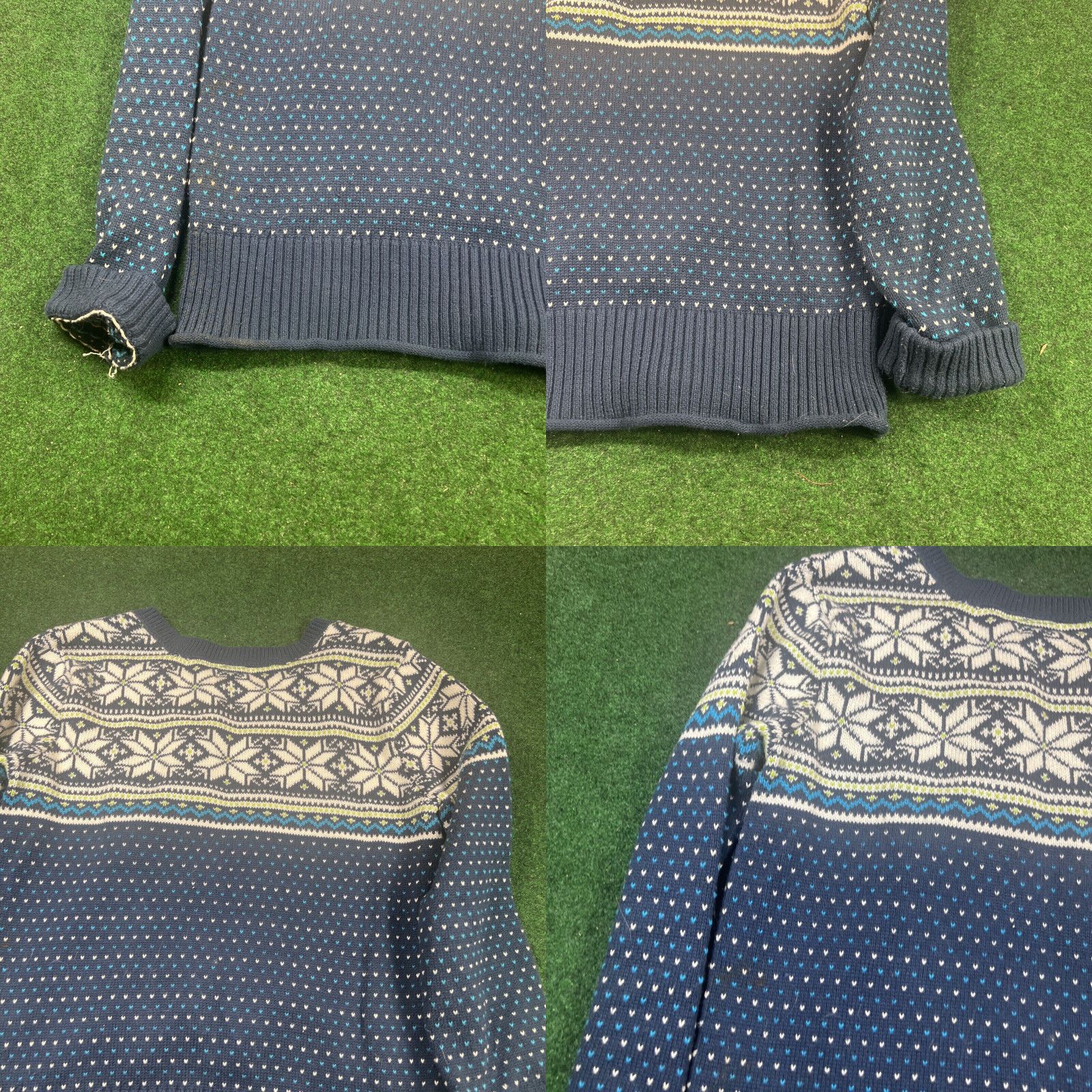 Vintage Aeropostale Size L Women’s knitted blue Sweater Size L / US 10 / IT 46 - 8 Thumbnail