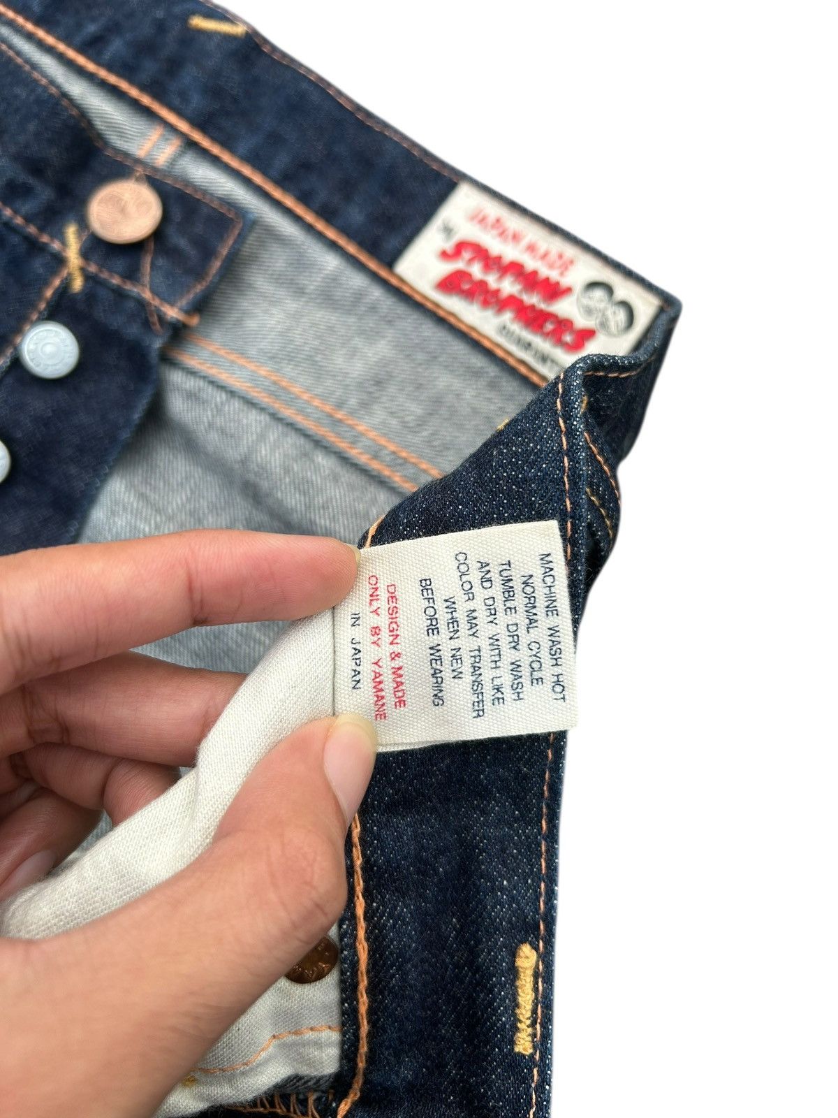 Evisu VINTAGE EVISU SELVEDGE MULTI POCKET DENIM JEAN MADE IN JAPAN Size US 32 / EU 48 - 12 Thumbnail