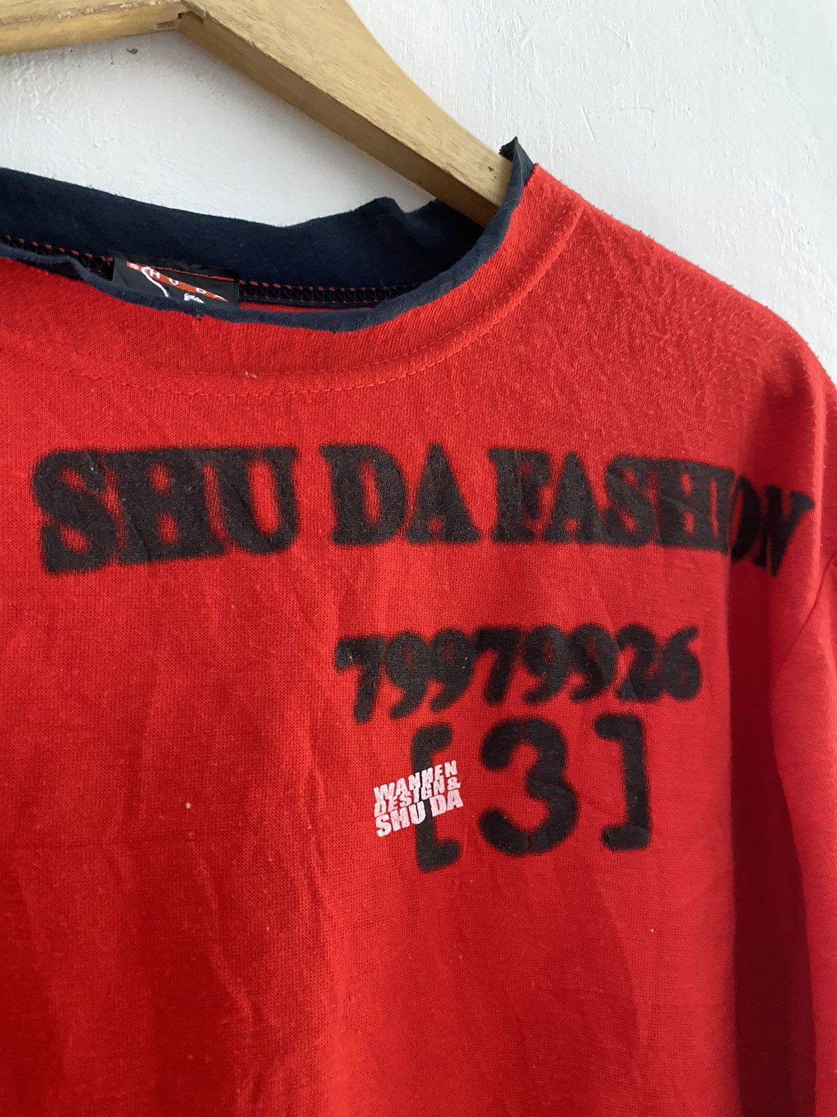 If Six Was Nine × Japanese Brand × PPFM Japanese shu da distressed double layers tshirt Size US L / EU 52-54 / 3 - 3 Thumbnail
