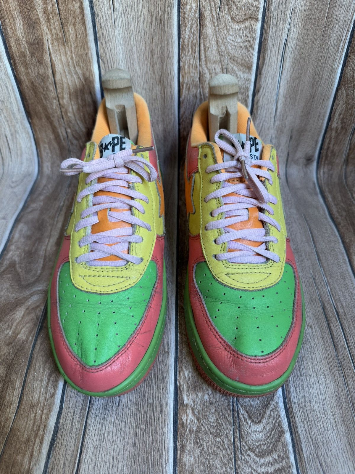 Bape × Nigo 2009 woodland camo bapesta Size US 9 / EU 42 - 4 Thumbnail