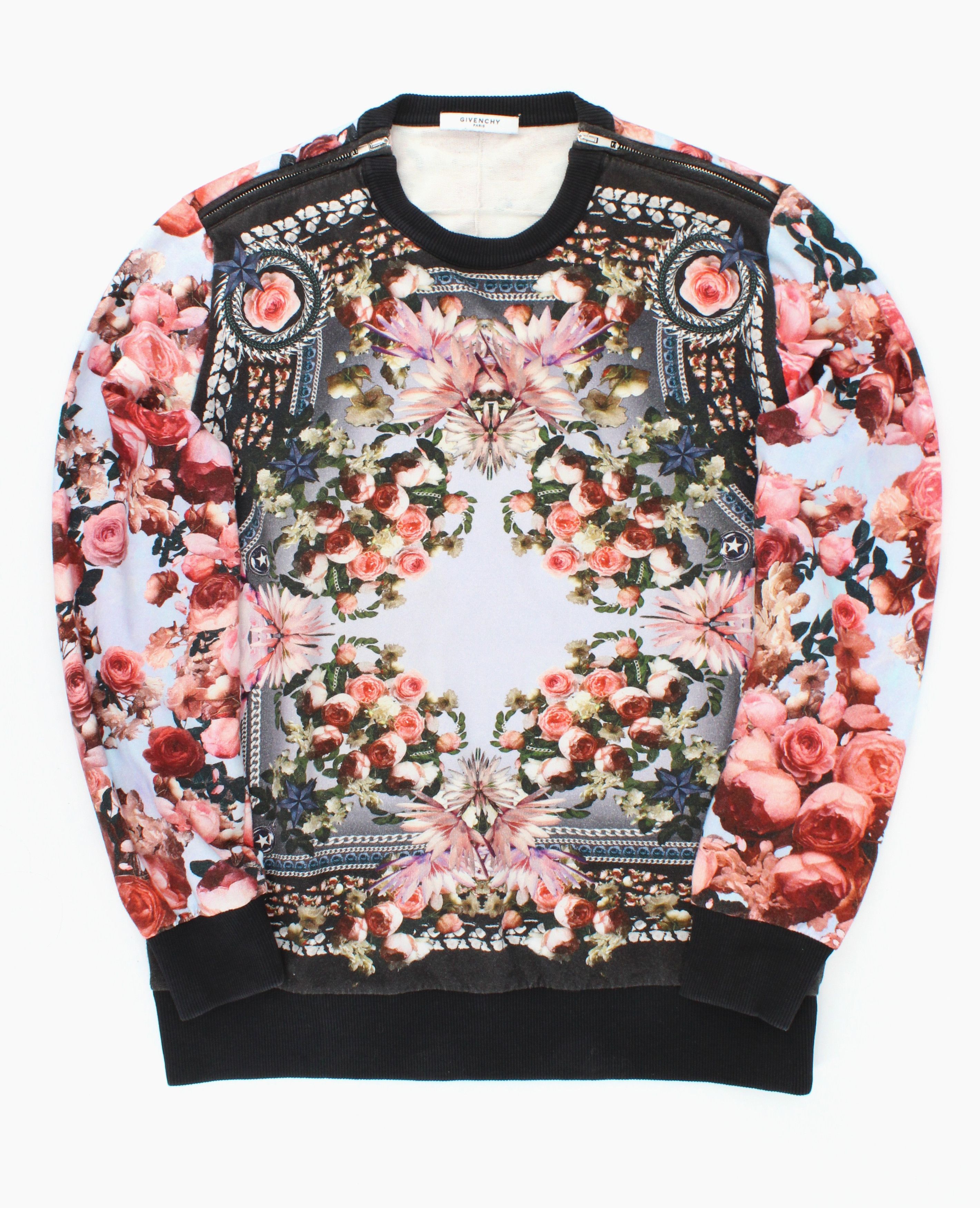 image of Givenchy By Riccardo Tisci Spring 2014 Iconic Sweatshirt in Rose, Men's (Size Small)