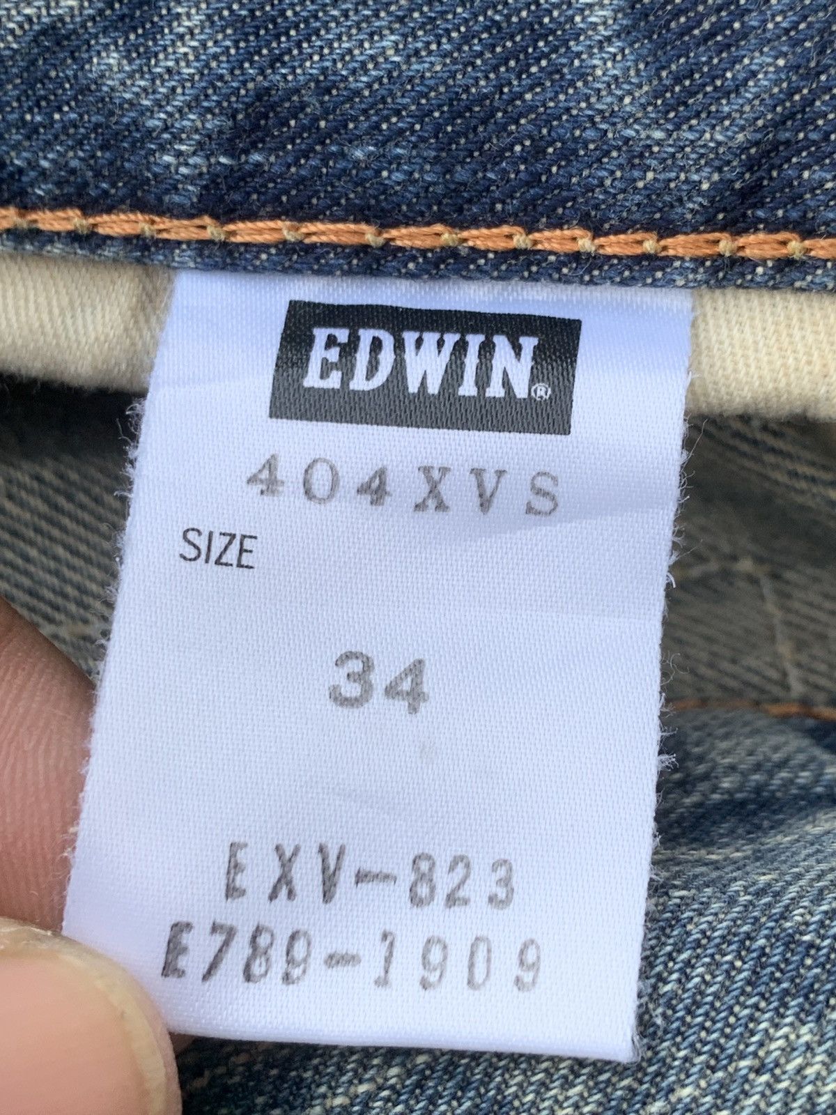 Edwin Edwin vintage sick faded. Size US 34 / EU 50 - 8 Thumbnail