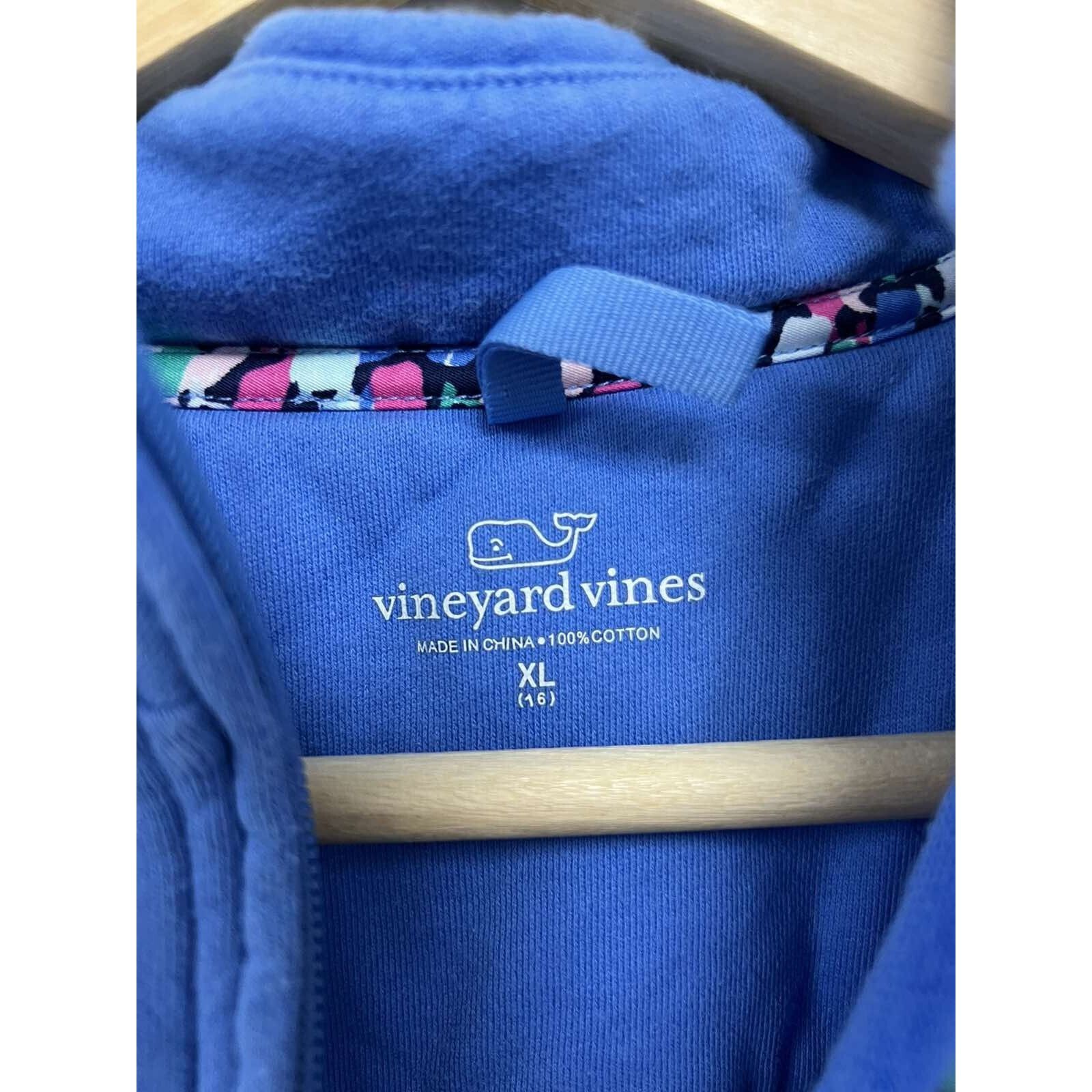 Vineyard Vines Vineyard Vines Women Girls Shep Shirt Little Blue XL A001476 Size 32" / US 10 / IT 46 - 3 Thumbnail