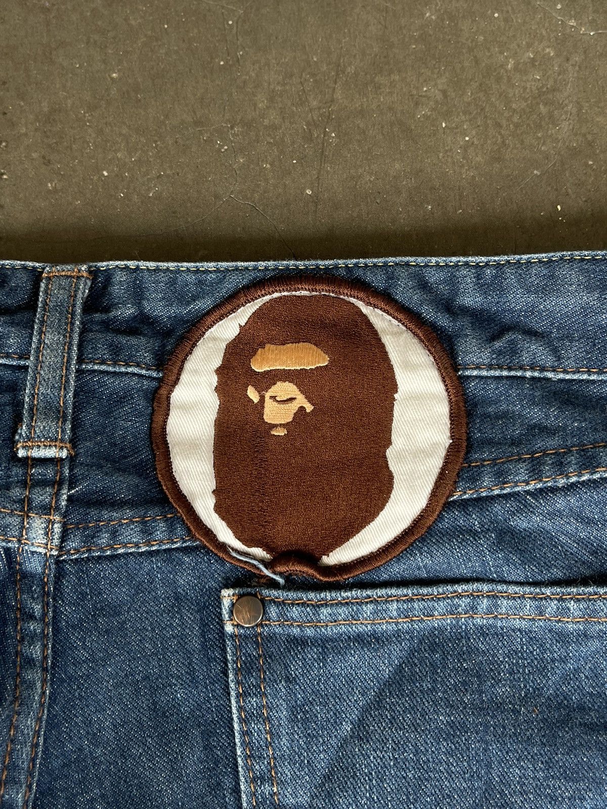 Bape Bape OG Spellout Logo Denim Size 30" / US 8 / IT 44 - 10 Thumbnail