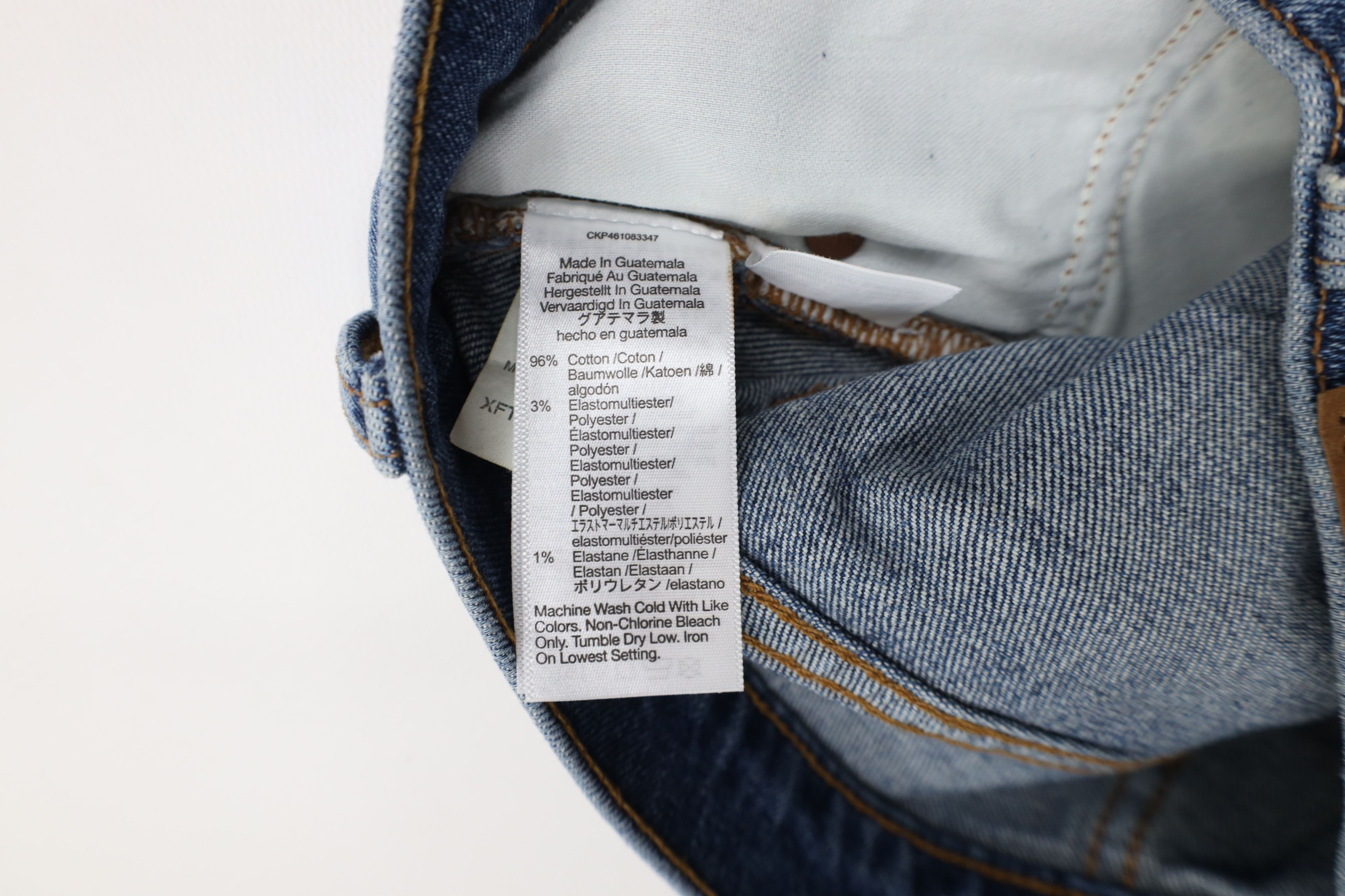 Madewell × Vintage Madewell 27 Tapered Leg Denim Trousers Jeans Blue Stretch Size 27" / US 4 / IT 40 - 10 Thumbnail
