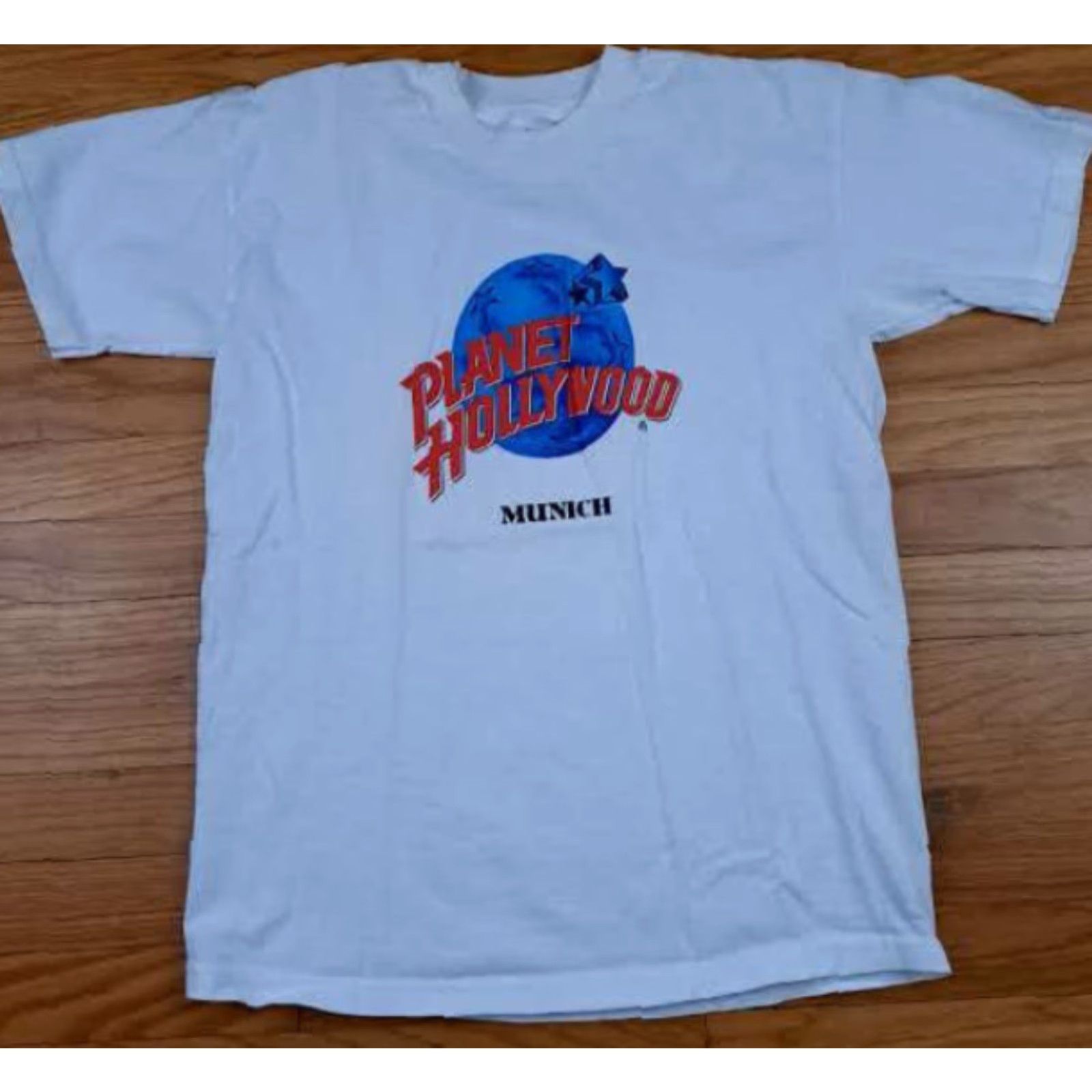 Planet Hollywood Planet Hollywood T-Shirt Set of 3, Medium, USA, Men, Short Sleeve, Red White Grey, Chicago Orlando Munich, 22in Chicago, 27in Orlando, 25in Munich Size US M / EU 48-50 / 2 - 6 Thumbnail