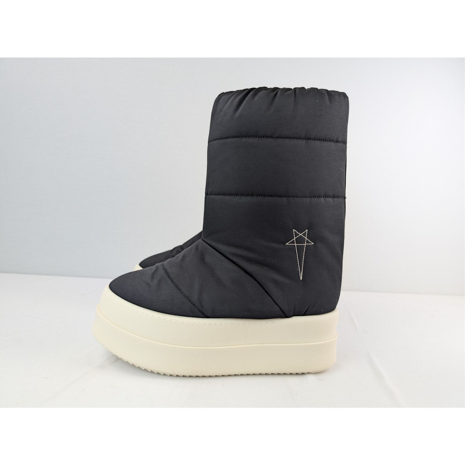 Rick Owens Drkshdw o1rshd1 Mega Bumper Lunar Boots in Black/White Size US 10 / EU 43 - 10 Thumbnail