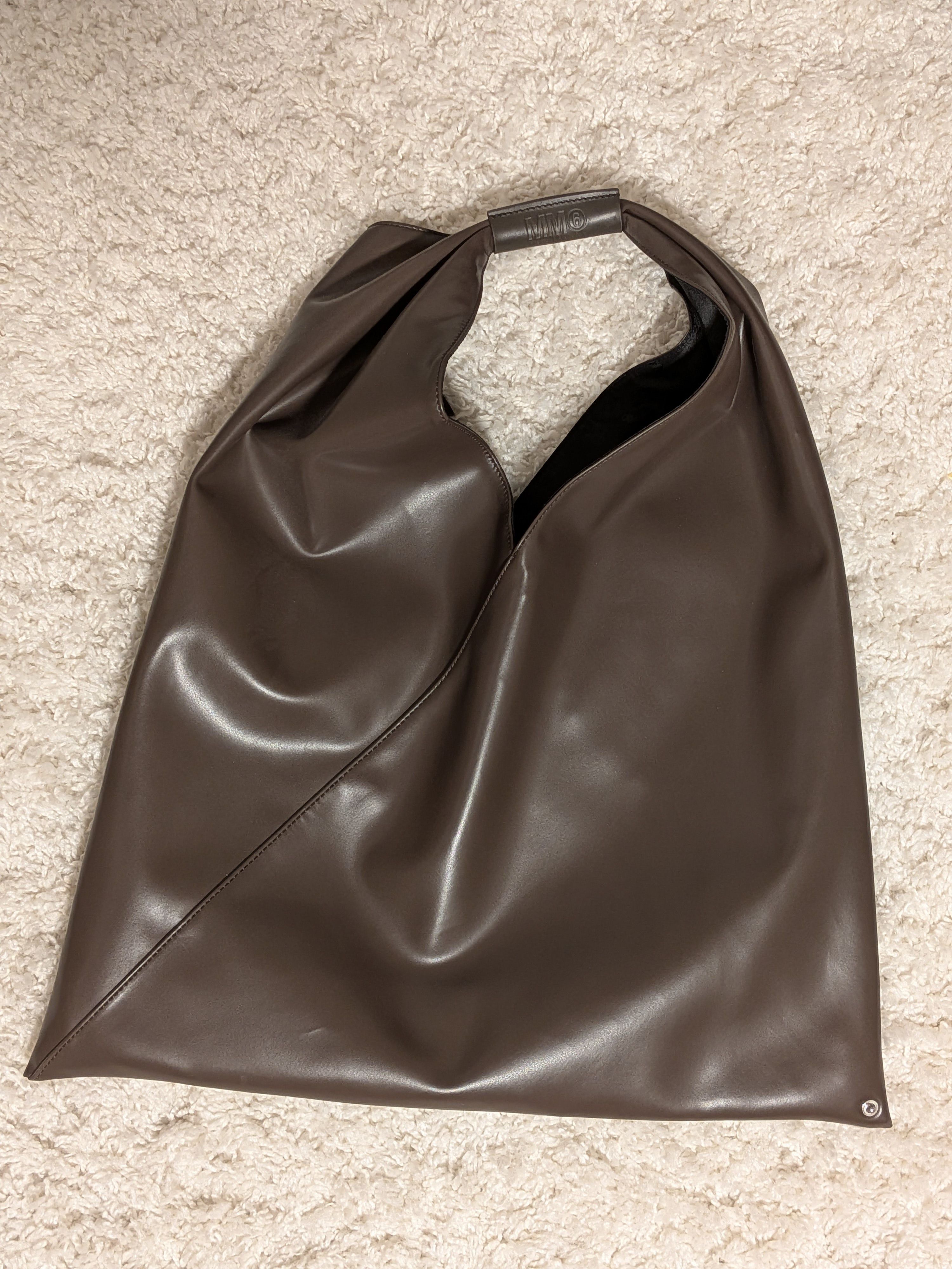 MM6 MM6 JAPANESE TOTE BAG, FAUX LEATHER, BROWN Size ONE SIZE - 2 Thumbnail