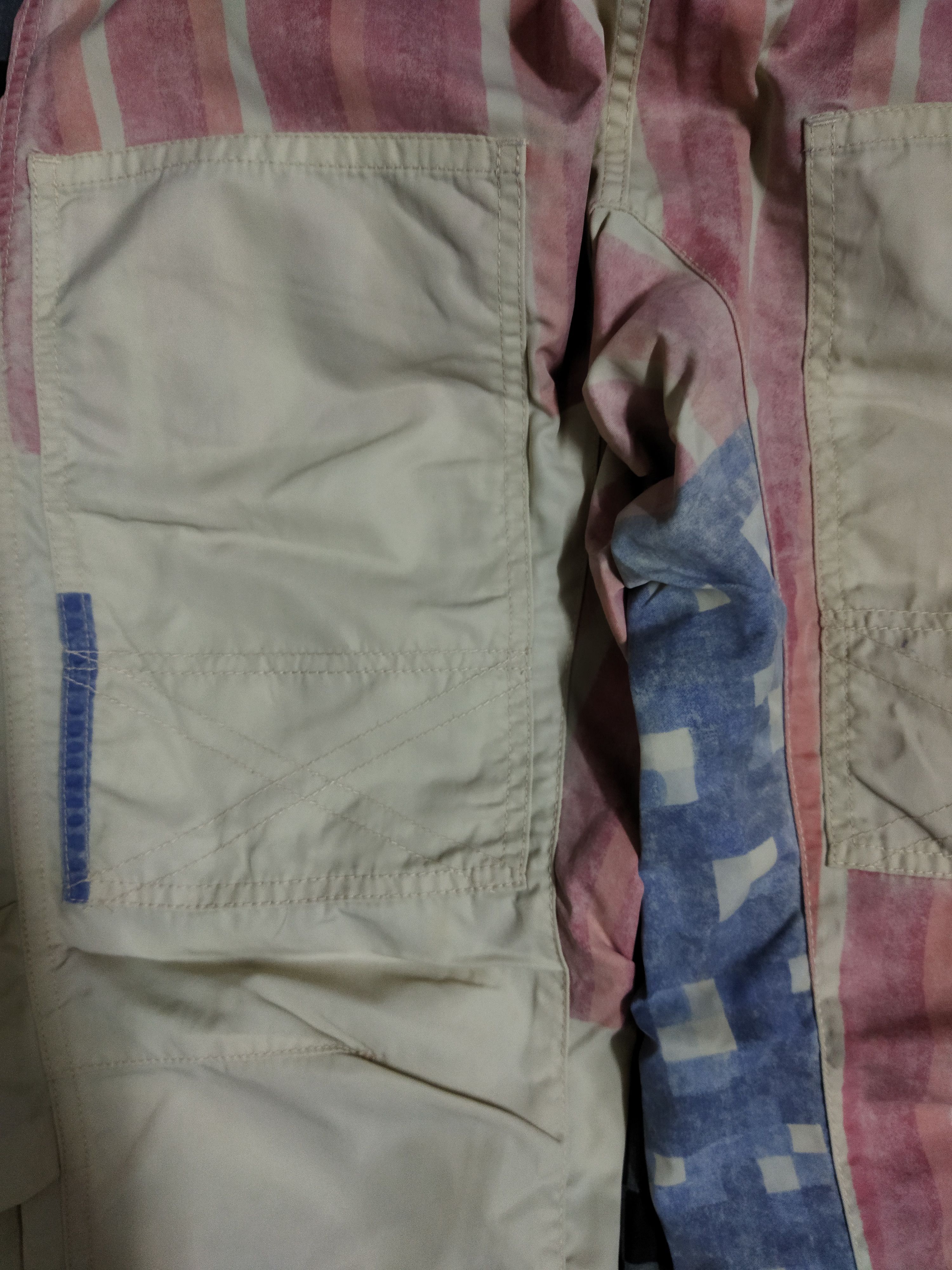 20471120 × Beauty Beast Beauty Beast American Flag Nylon Pants Size US 29 - 5 Thumbnail