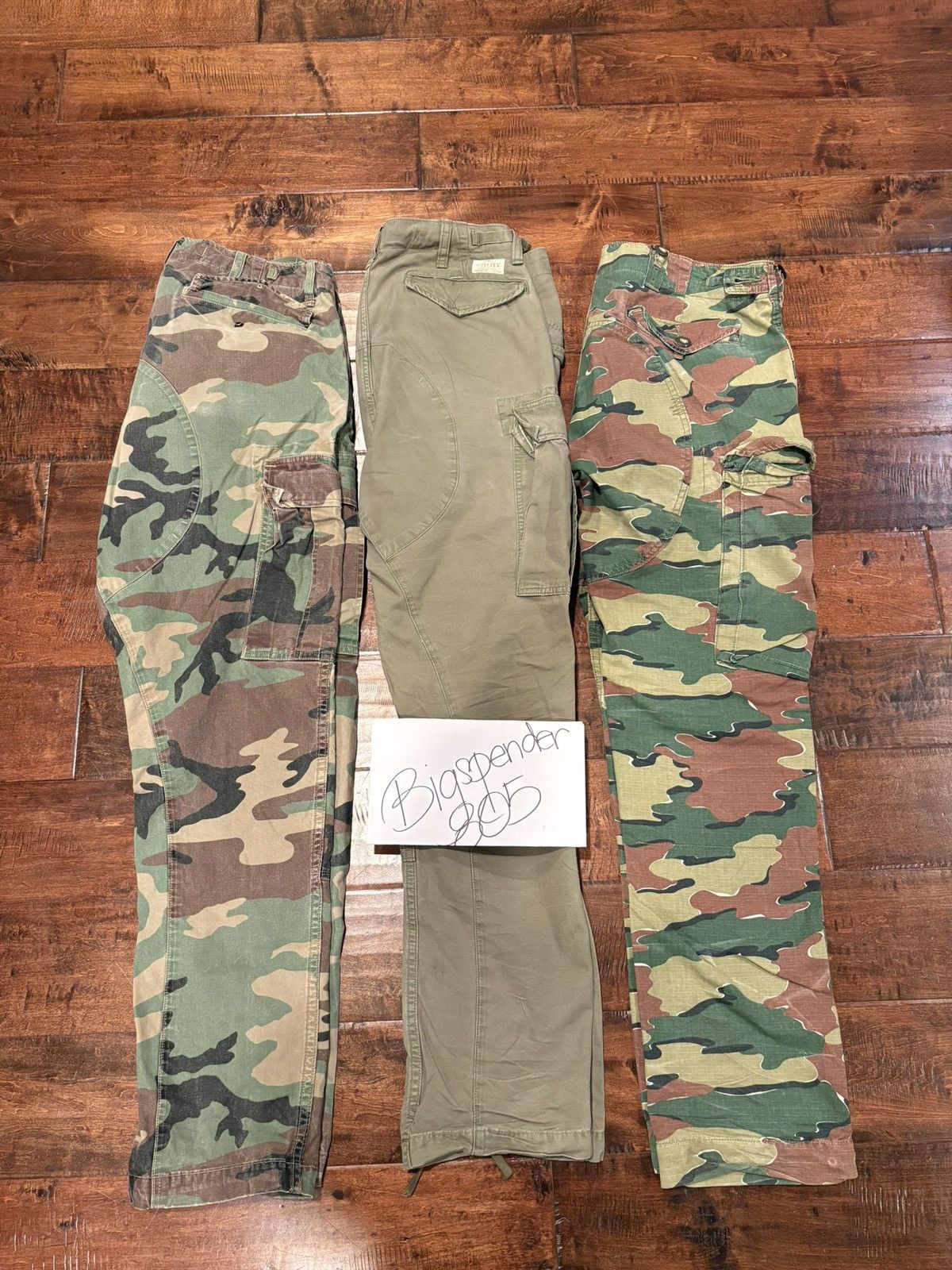 Polo Ralph Lauren Bundle 3 pair of Polo Ralph Lauren camo utility combat pants Size US 32 / EU 48 - 1 Thumbnail
