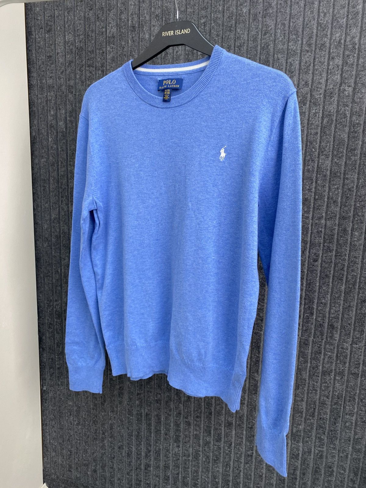 Polo Ralph Lauren Vintage Polo Ralph Lauren Blue Crewneck Sweater Knit Mens Size US S / EU 44-46 / 1 - 3 Thumbnail