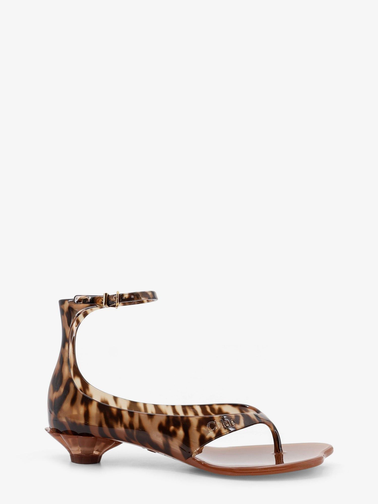 Chloe Jelly Tpu Sandals With Animal Print Size US 10 / IT 40 - 1 Thumbnail