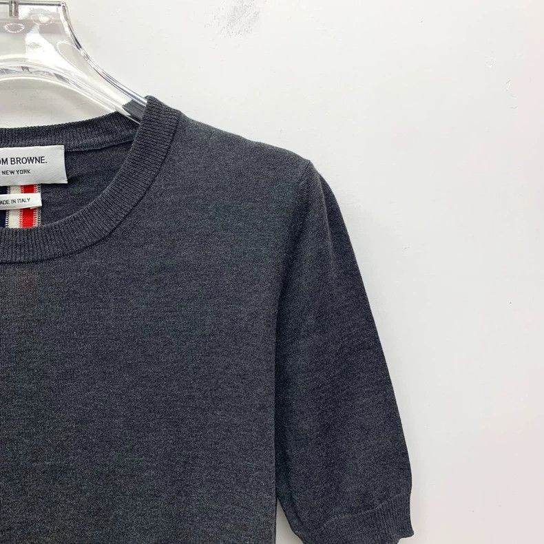 Other Thom Browne Cotton round neck short sleeve knit Size XS / US 0-2 / IT 36-38 - 3 Thumbnail