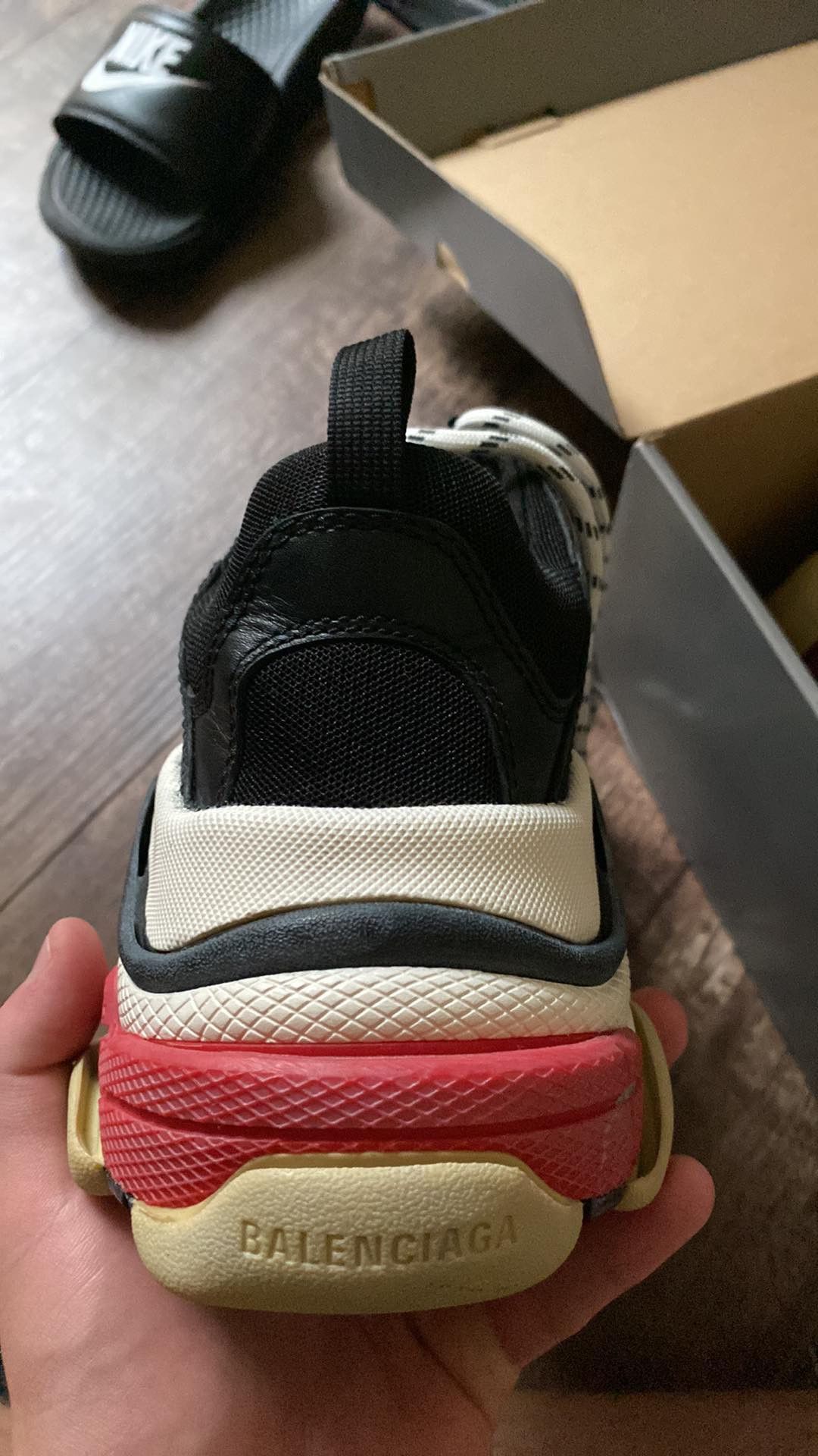 Balenciaga Balenciaga Triple S - Black Red White Size US 8 / EU 41 - 6 Thumbnail