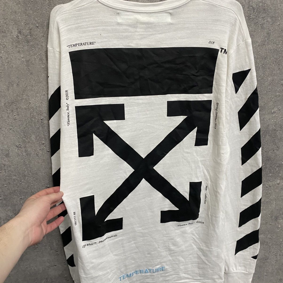 Off-White Off-White Mona Lisa Long Sleeve Tee Size US S / EU 44-46 / 1 - 13 Thumbnail