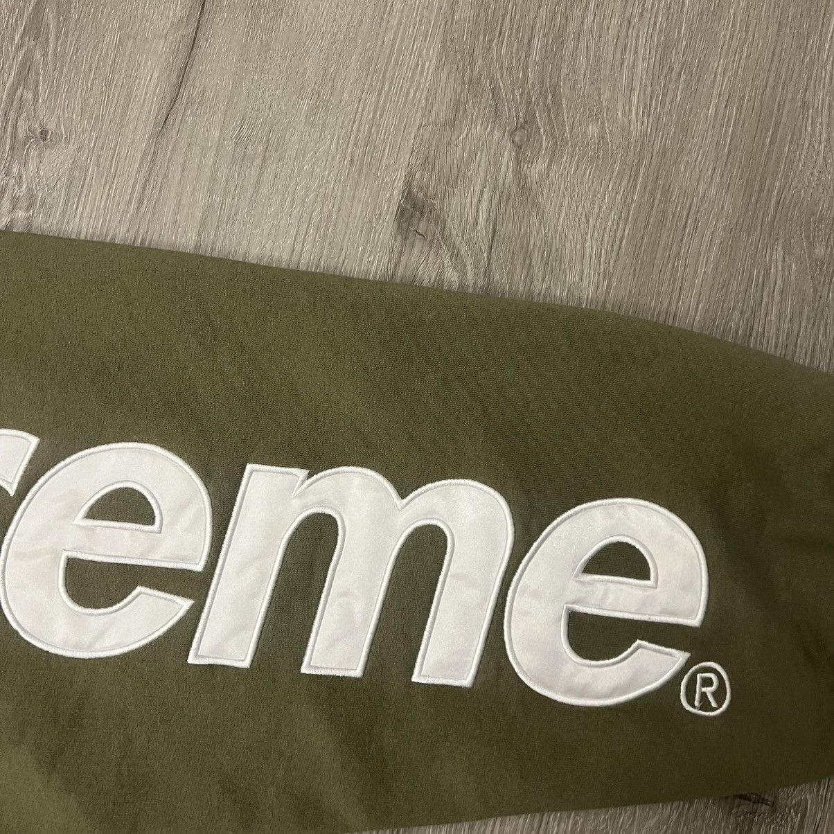 Supreme Supreme Satin Appliqué Logo Sweatpants FW23 Size US 34 / EU 50 - 4 Thumbnail