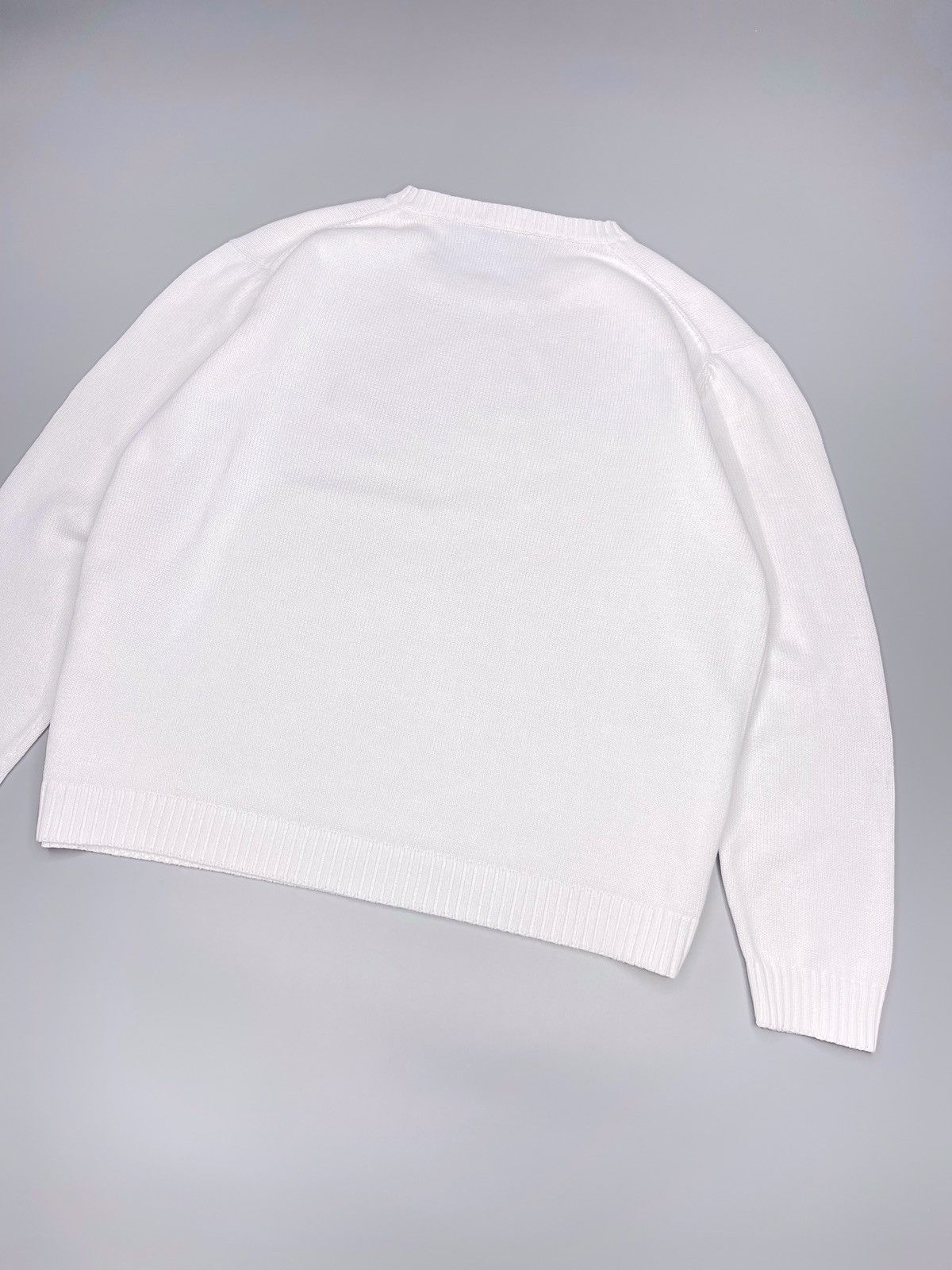 Yves Saint Laurent White YSL Sweater Knit Size US L / EU 52-54 / 3 - 8 Thumbnail