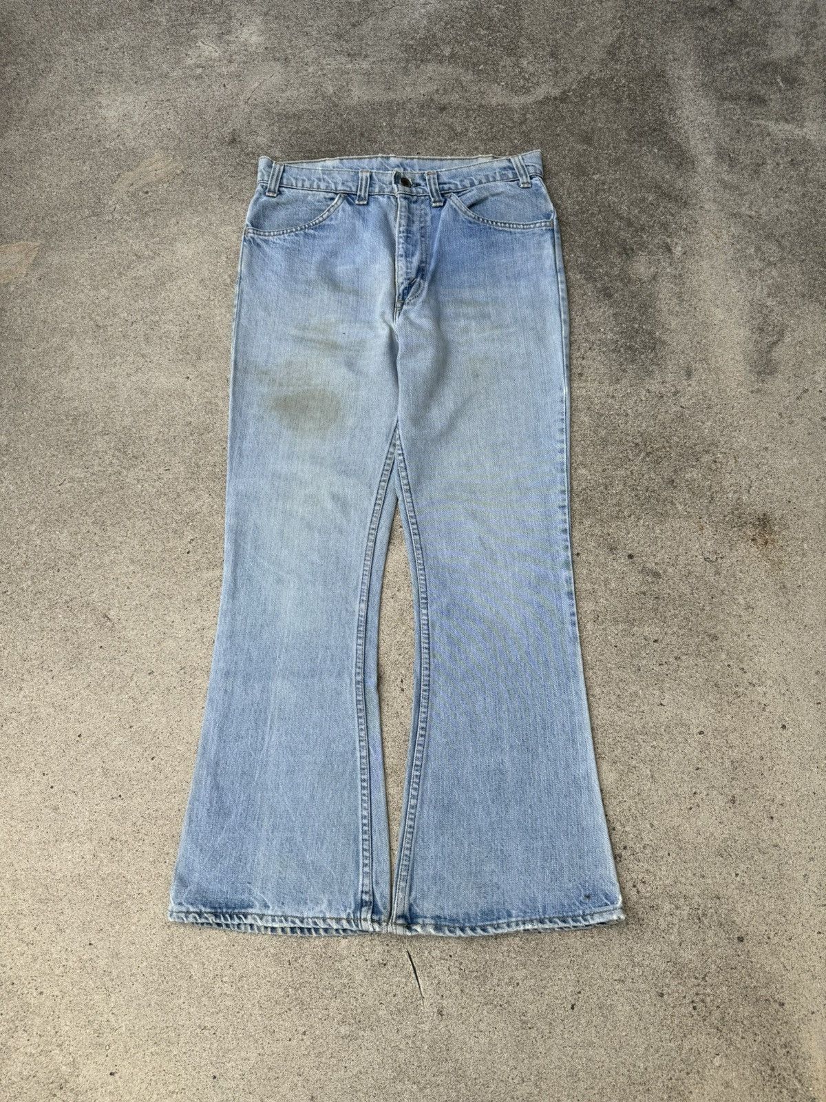 image of Levis x Vintage VTG 80's Levi’S 646 Orange Tab Bellbottom Flare Jeans 31X29 in Blue, Men's