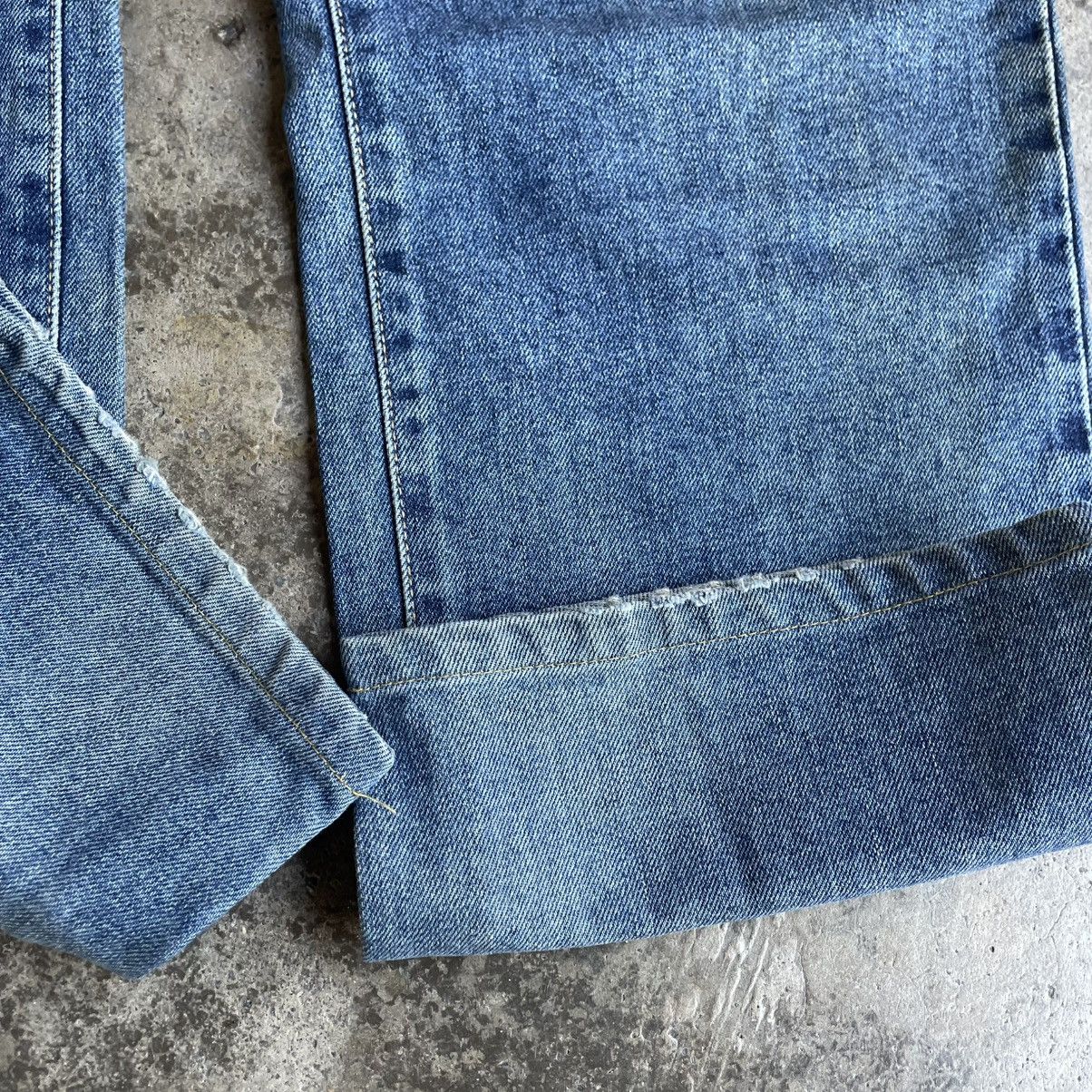 Edwin 🔥Vintage Edwin 403 Stoned Washed Ripped Distress Denim Jeans Size US 31 - 7 Thumbnail