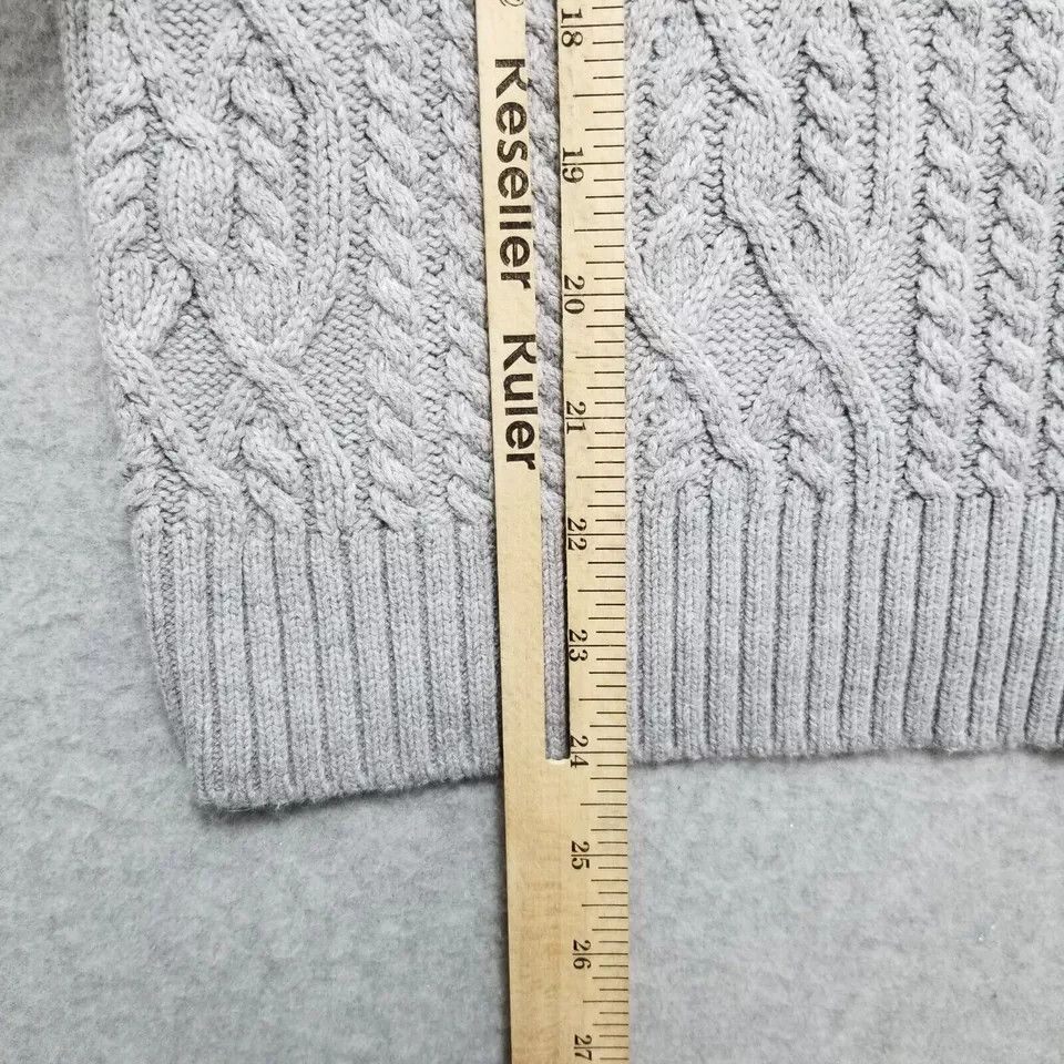 Bass Bass Sweater Womens XS Gray Long Sleeve Turtleneck Pullover Size XS / US 0-2 / IT 36-38 - 6 Thumbnail