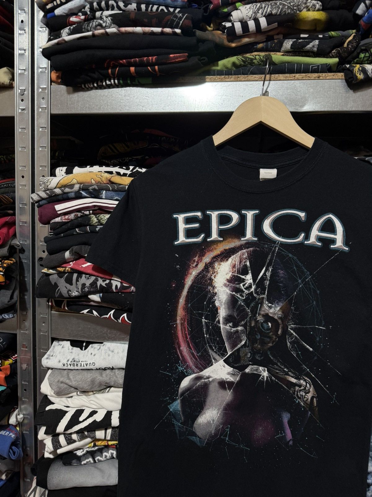 Vintage Vintage Epica The European Principle Tour 2017 Rock T-Shirt Size US S / EU 44-46 / 1 - 3 Thumbnail