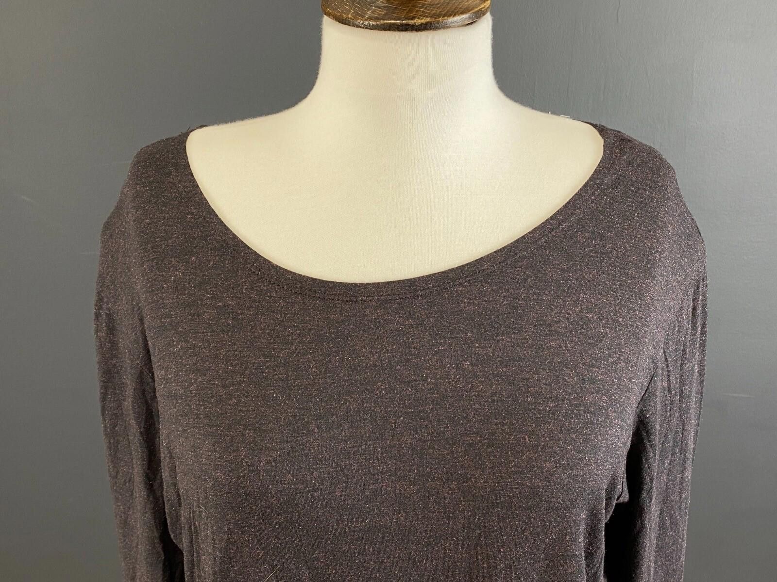 Designer Lilith Brown Long Sleeve Rop Pullover Shirt Size M / US 6-8 / IT 42-44 - 4 Thumbnail