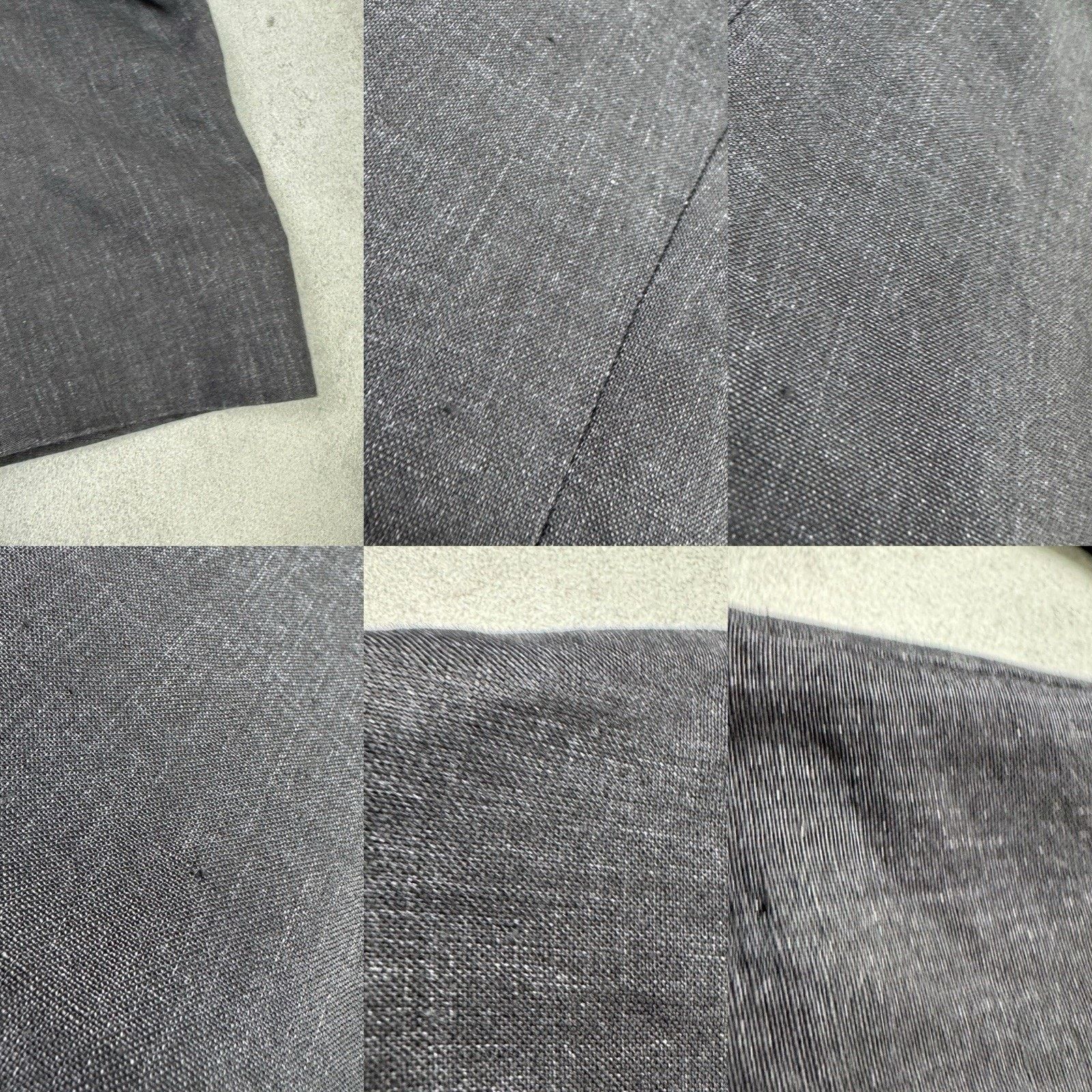 Burberry Burberry Men Linen Blazer Size 50 Black Size 40R - 22 Thumbnail