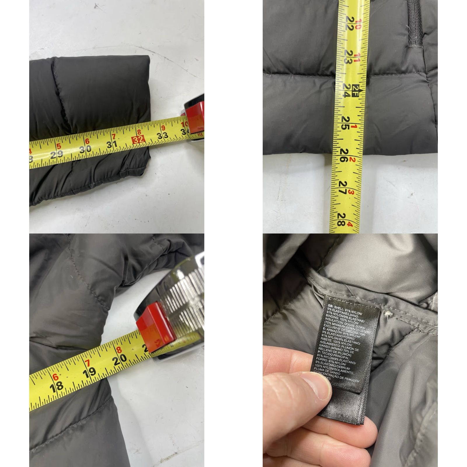 The North Face The North Face Aconcagua 700 Down Jacket Women’s Small Puffer Gray Nutspe Size S / US 4 / IT 40 - 8 Thumbnail