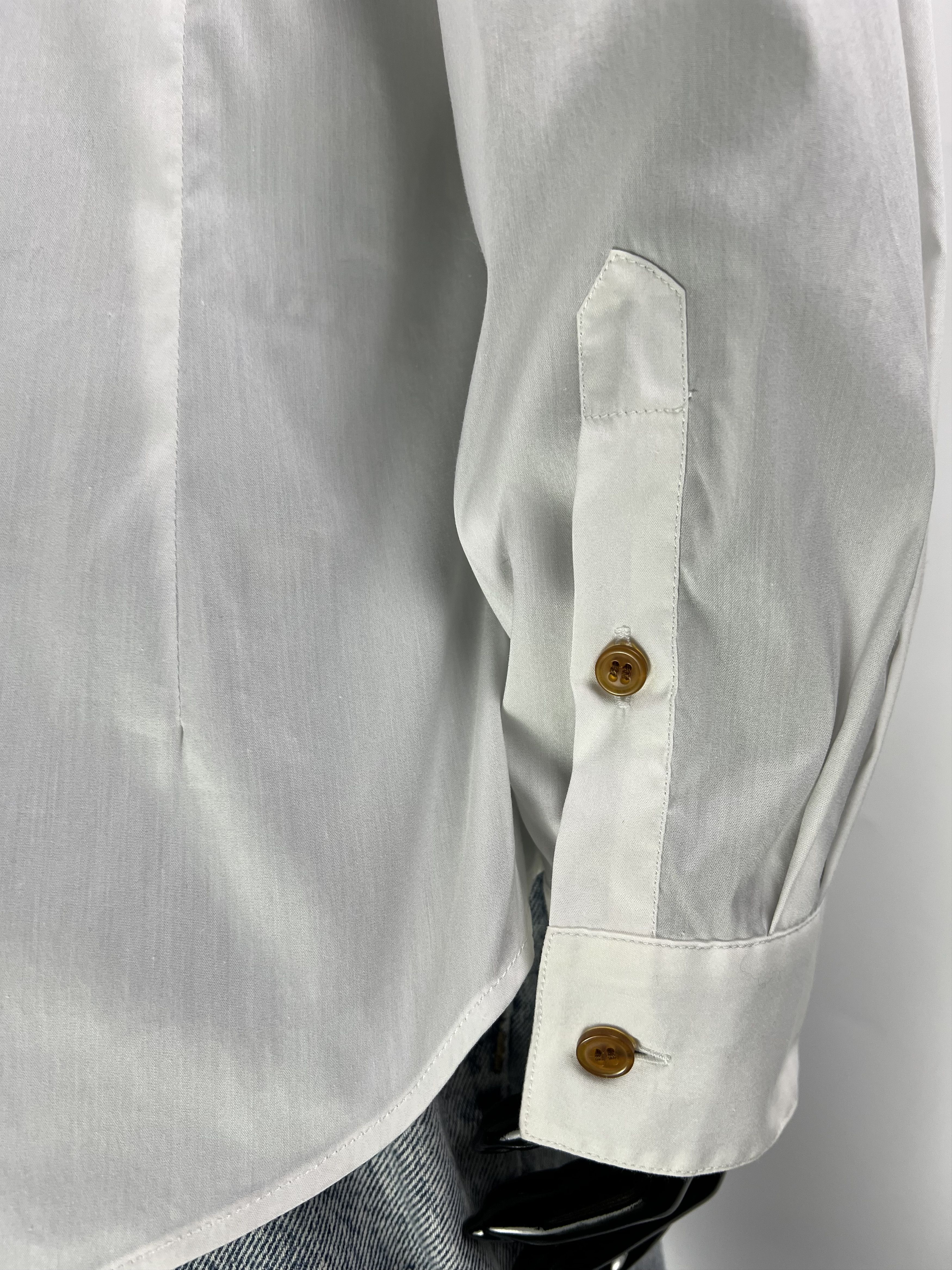 Vivienne Westwood Vivienne Westwood Red Label White Long Sleeve Shirt IT42 Size M / US 6-8 / IT 42-44 - 6 Thumbnail