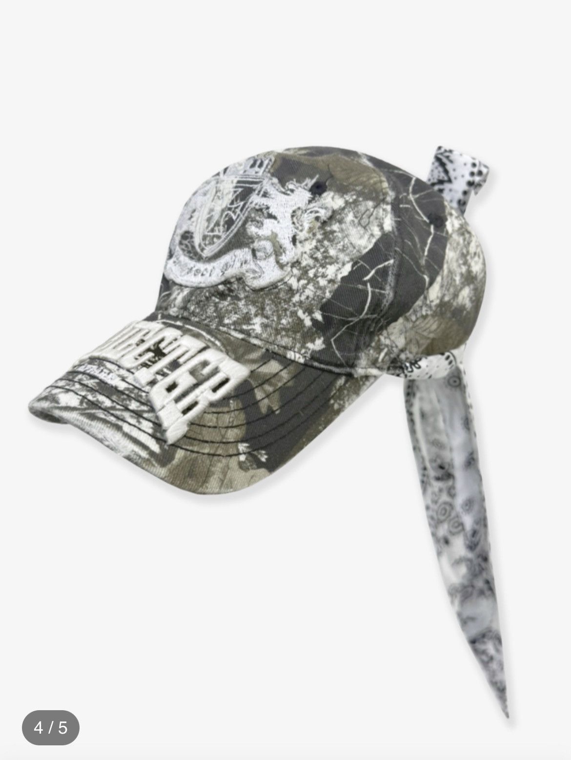 PROJECT G/R BANDANA LAYERED CAP - REAL TREE CAMO hat Size ONE SIZE - 5 Thumbnail
