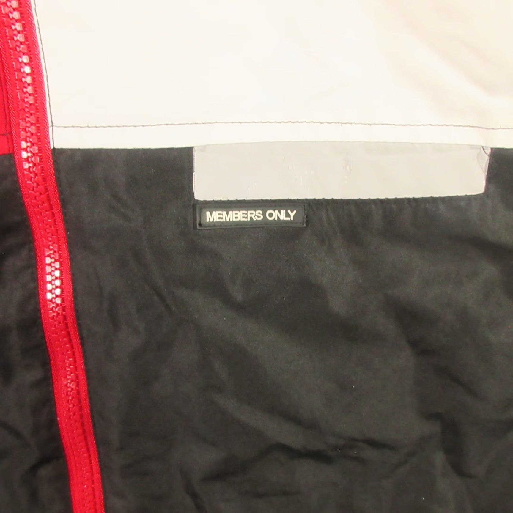 Members Only Members Only Windbreaker Full Zip Jacket Men XL White Black Colorblock Hooded Jacket Size US XL / EU 56 / 4 - 4 Thumbnail