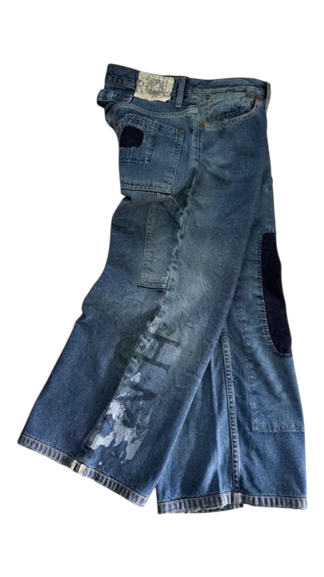Ralph Lauren Polo Ralph Lauren Boro Sashiko Baggy Jeans Size 31" - 1 Thumbnail