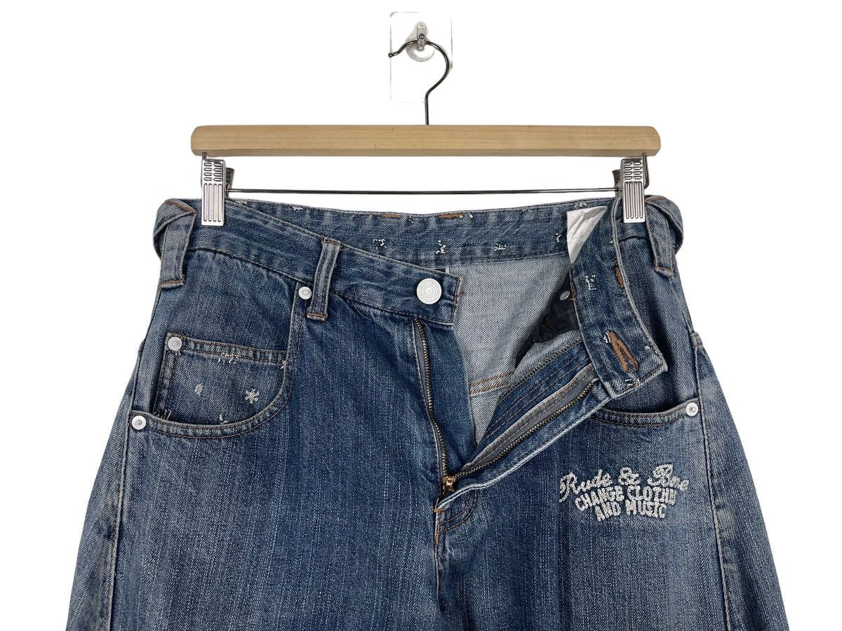 Japanese Brand RIMASTER RIPPED DENIM JEANS Size US 30 / EU 46 - 12 Thumbnail