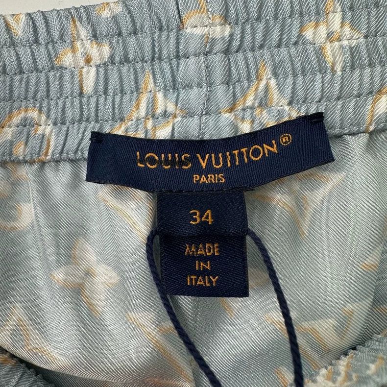 Louis Vuitton Louis Vuitton Blue presbyopic full-print shorts 2502-Nextar Size US 34 / EU 50 - 5 Thumbnail