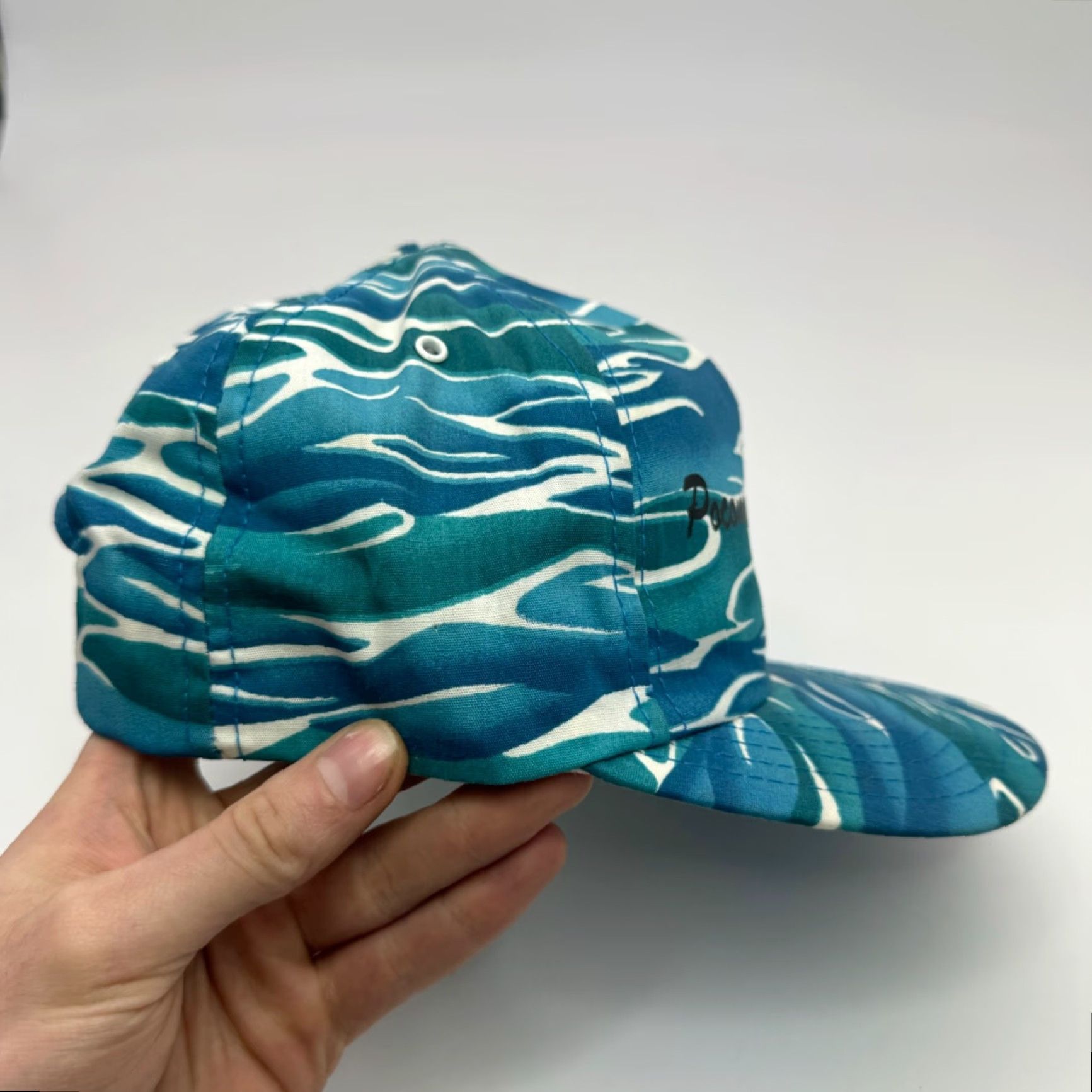 Vintage VINTAGE Pocono Mountains Hat Baseball Cap Adjustable Cotton Blue Tie-Dye 80s 90s Water Graphic Geese Animals Logo Men Size ONE SIZE - 5 Thumbnail