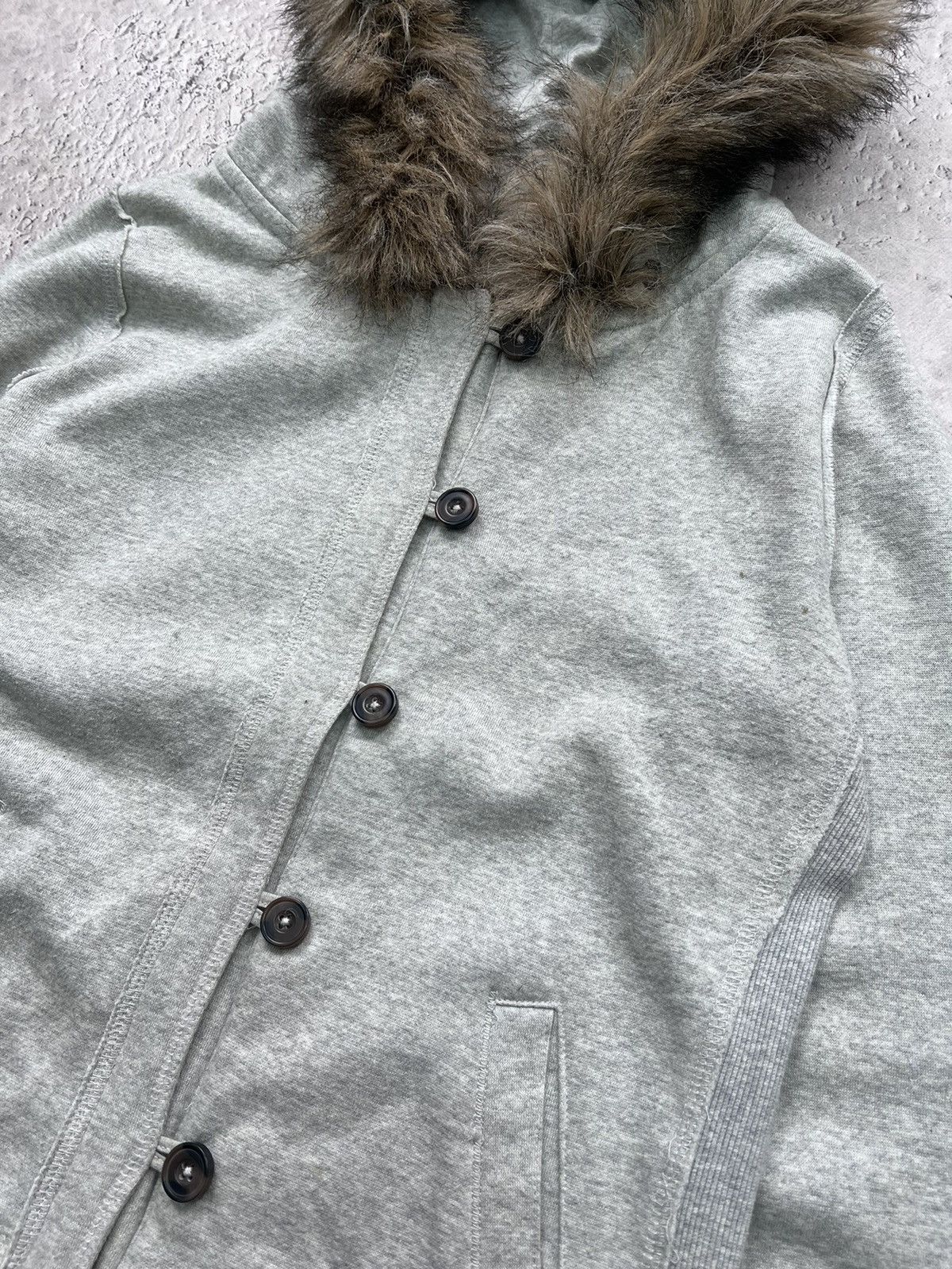Hysteric Glamour × If Six Was Nine 2000s Avant Garde If Six Was Nine Style Jacket fur Hood 90s Size US S / EU 44-46 / 1 - 7 Thumbnail
