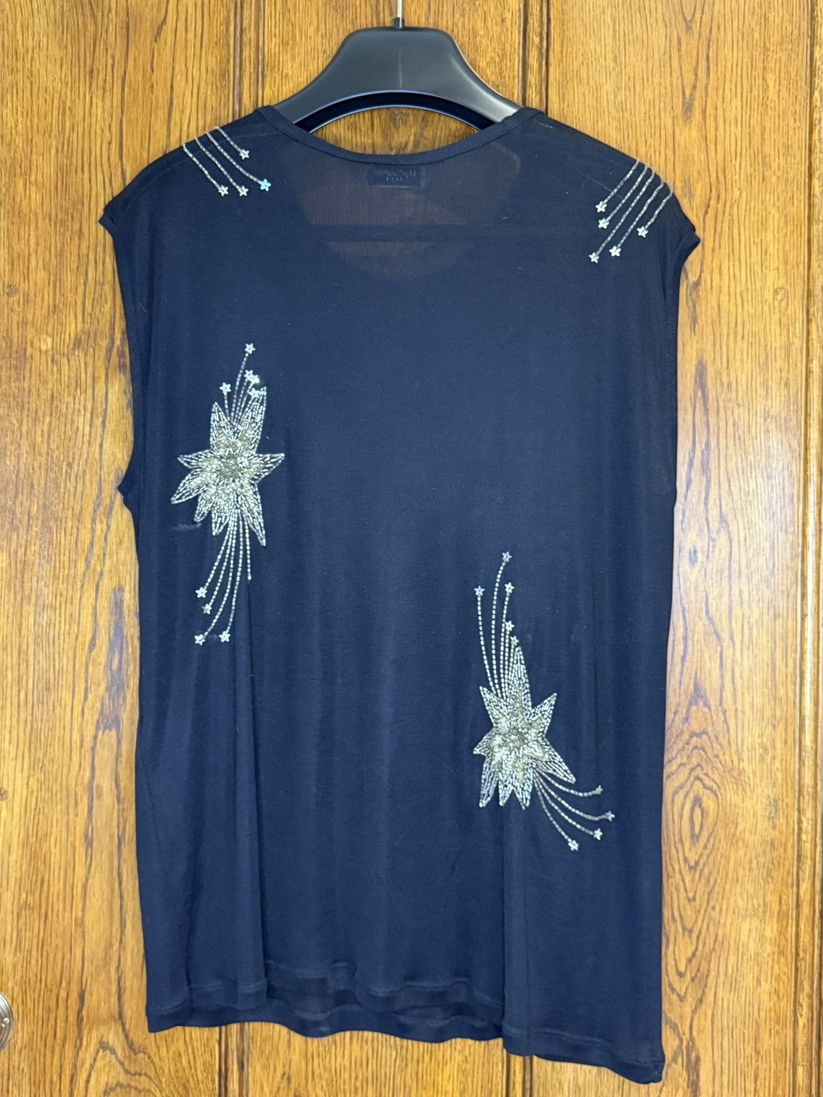 Saint Laurent Paris SS15 Saint Laurent Hedi Slimane starburst silk tank shirt M Size US M / EU 48-50 / 2 - 11 Thumbnail