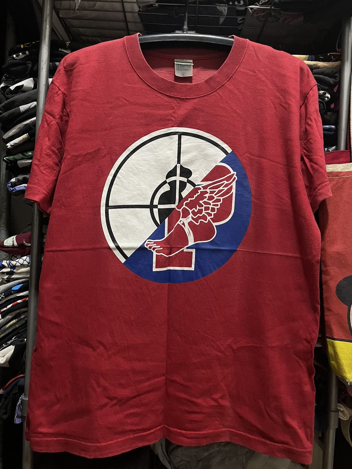 Public Enemy x Polo P-Wing Tee Logo 00s