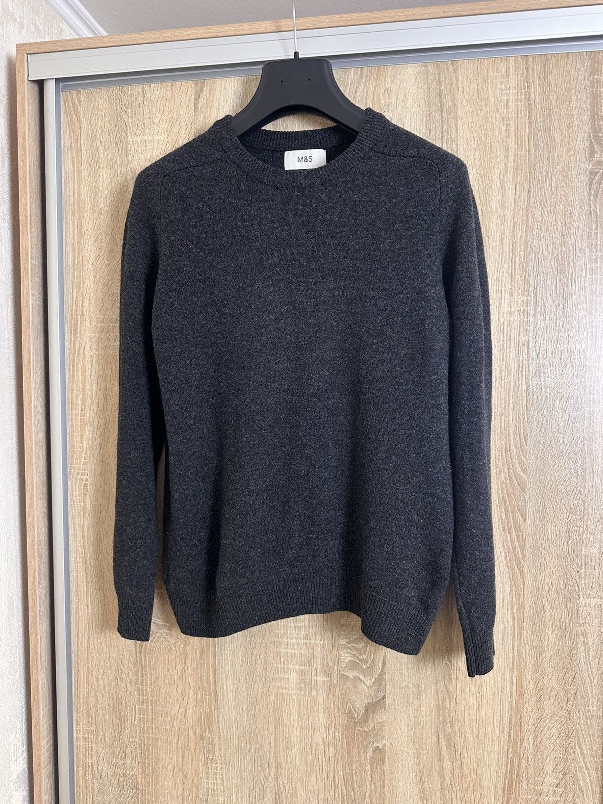 Marks & Spencer 🔥 Marks & Spencer Extra Fine Lambswool Sweater Pullover Men Size US L / EU 52-54 / 3 - 3 Thumbnail