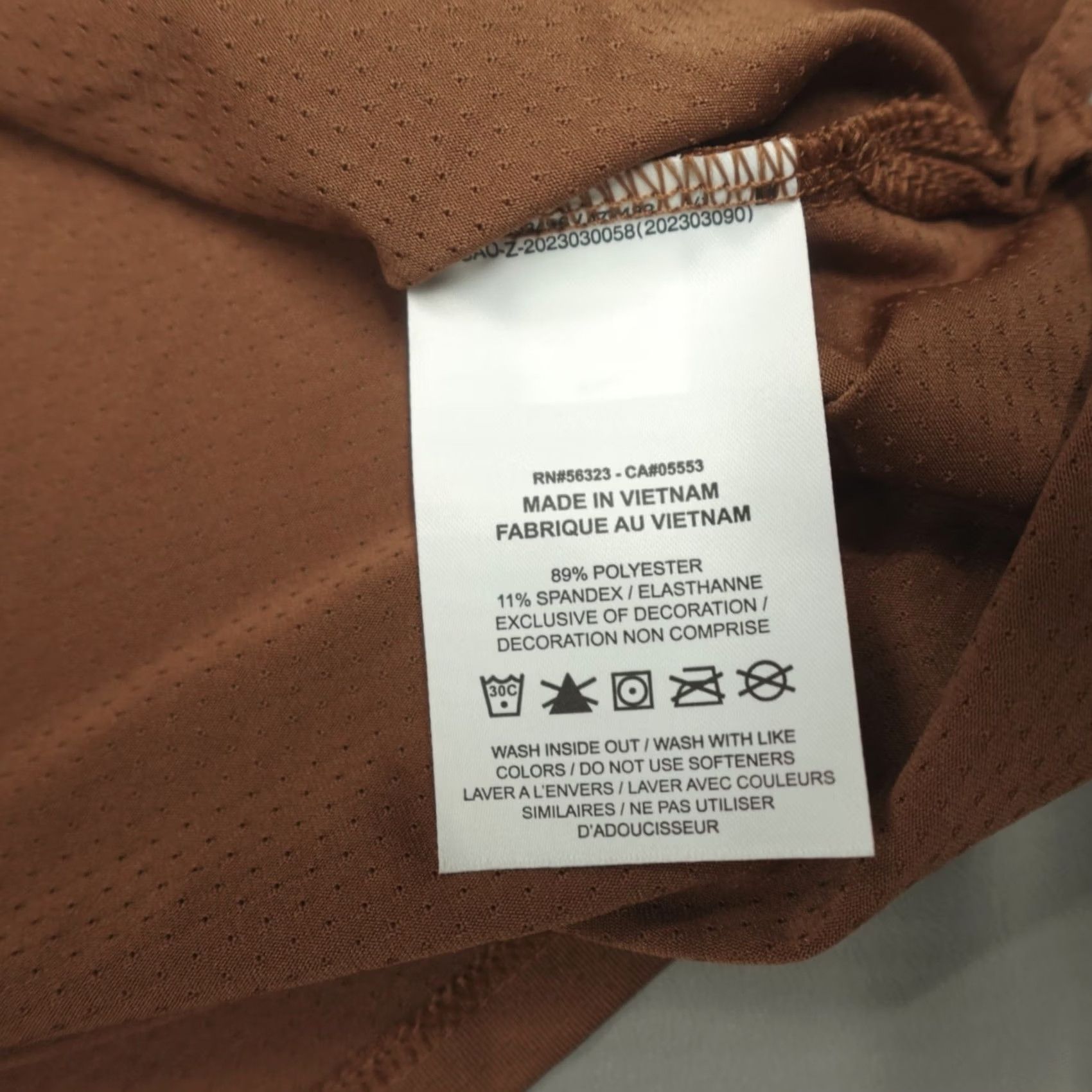 Nike Nike Court Dri-Fit Advantage Tennis Shirt XL Brown Heritage Mens Short Sleeve Crew Neck Sports Tee Size US XL / EU 56 / 4 - 4 Thumbnail