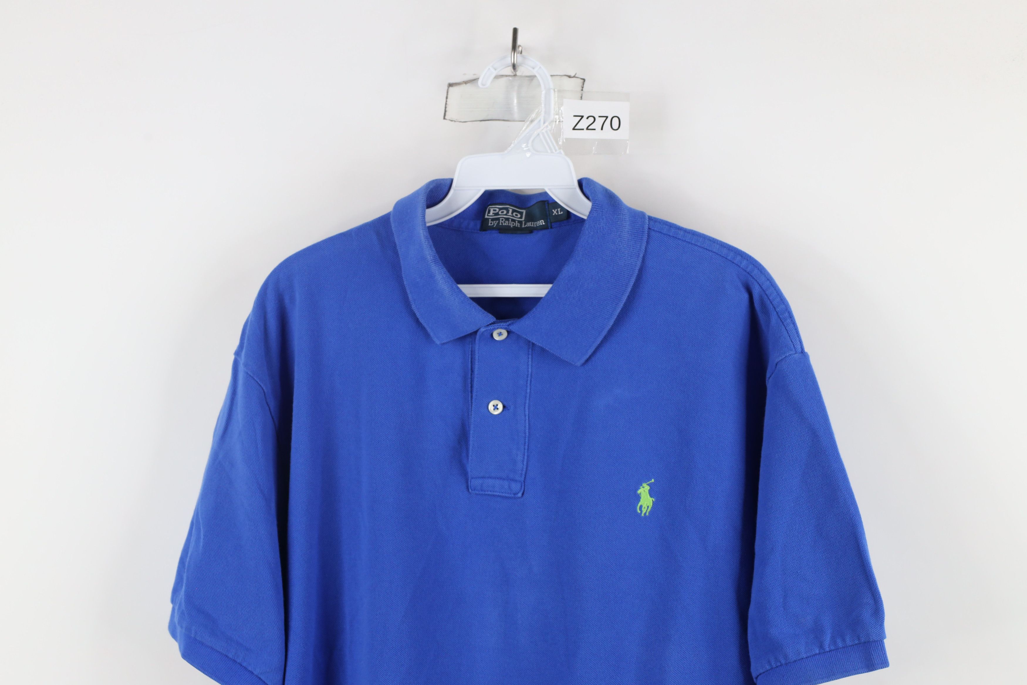 Ralph Lauren × Vintage Vintage 90s Ralph Lauren Short Sleeve Collared Polo Shirt Size US XL / EU 56 / 4 - 2 Thumbnail