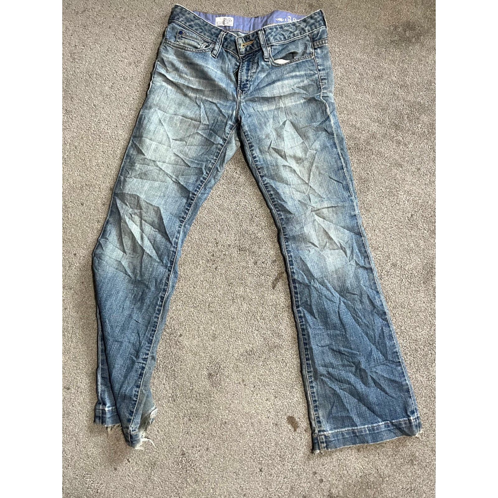 Gap VINTAGE Gap Jeans Womens Size 26/2A Medium Wash Low Rise Y2K Size 26" / US 2 / IT 38 - 2 Thumbnail