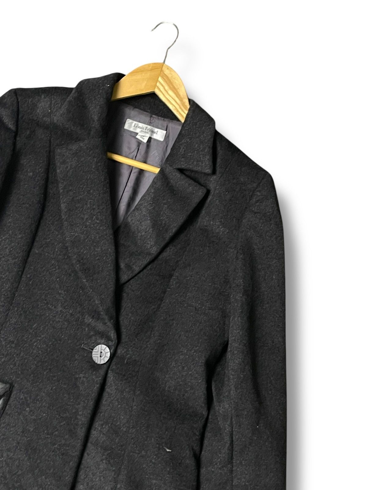 Designer × Louis Feraud × Vintage Louis Feraud Paris Wool Coat (56) Size US XXS / EU 40 - 4 Thumbnail