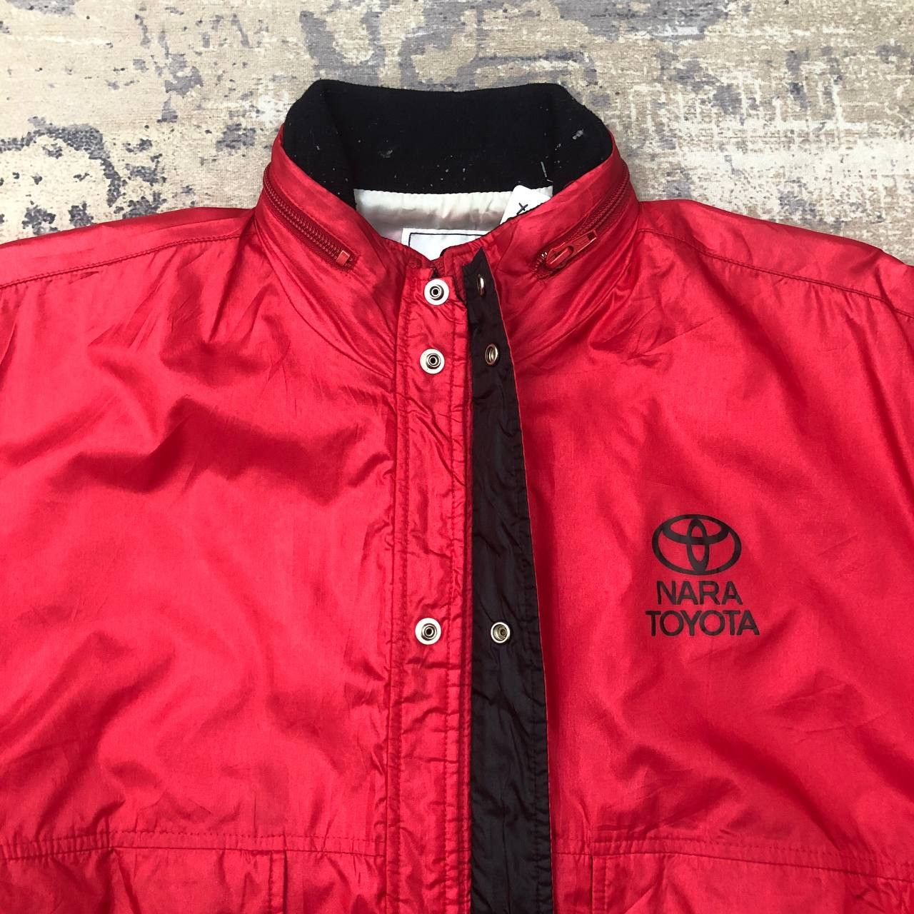 Japanese Brand Y605 VTG TOYOTA I.T.PLAIN WINDBREAKER JACKETS Size US L / EU 52-54 / 3 - 5 Thumbnail