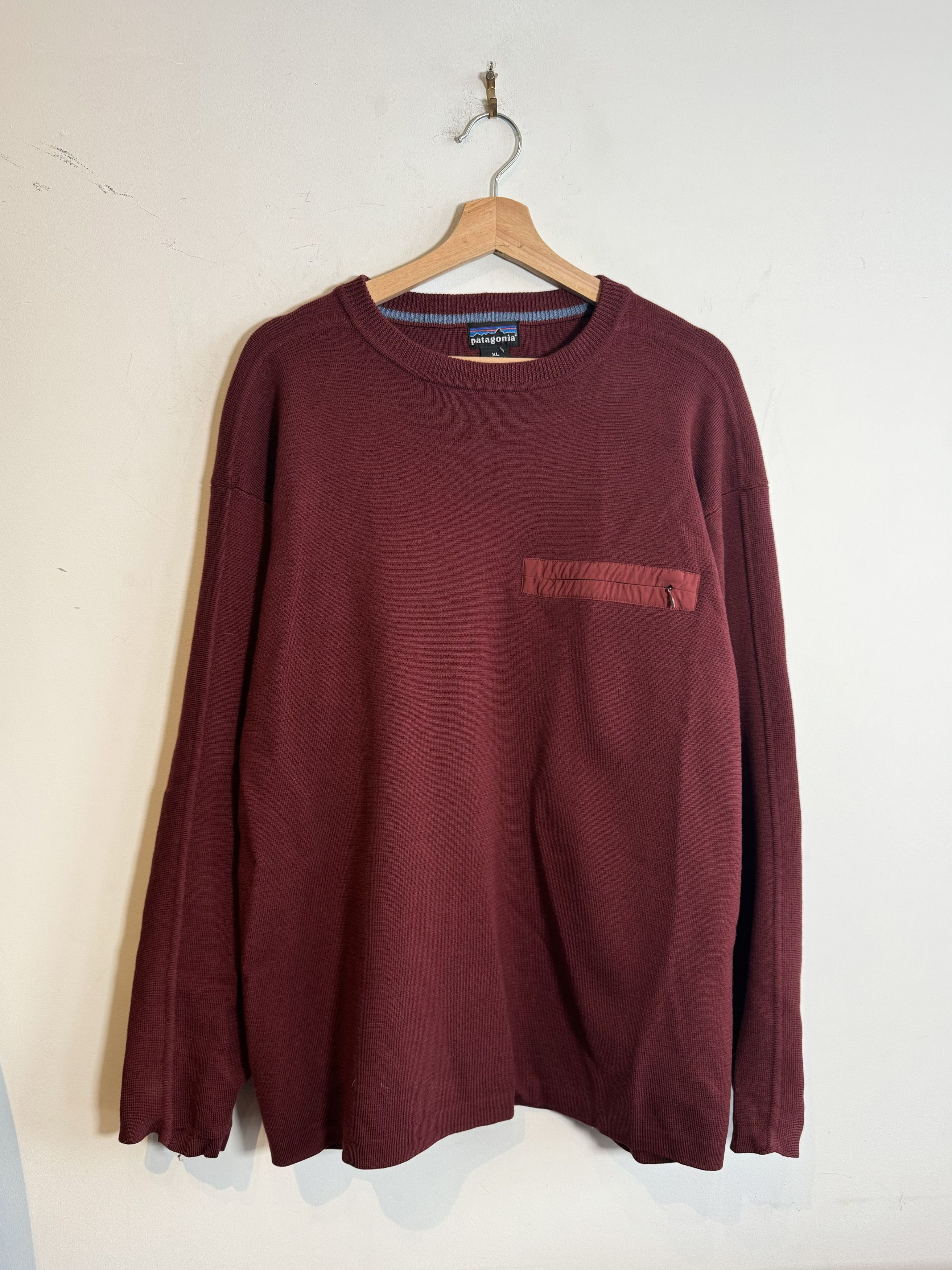 Patagonia 1996 Patagonia Micro Wool Knit Sweater Size XL Size US XL / EU 56 / 4 - 1 Thumbnail