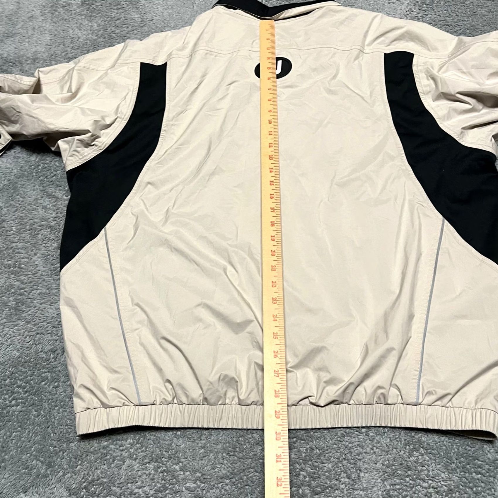 Footjoy FootJoy Dryjoys Jacket Mens XL Half Zip Cream Golf Windbreaker Coat Size US XL / EU 56 / 4 - 4 Thumbnail