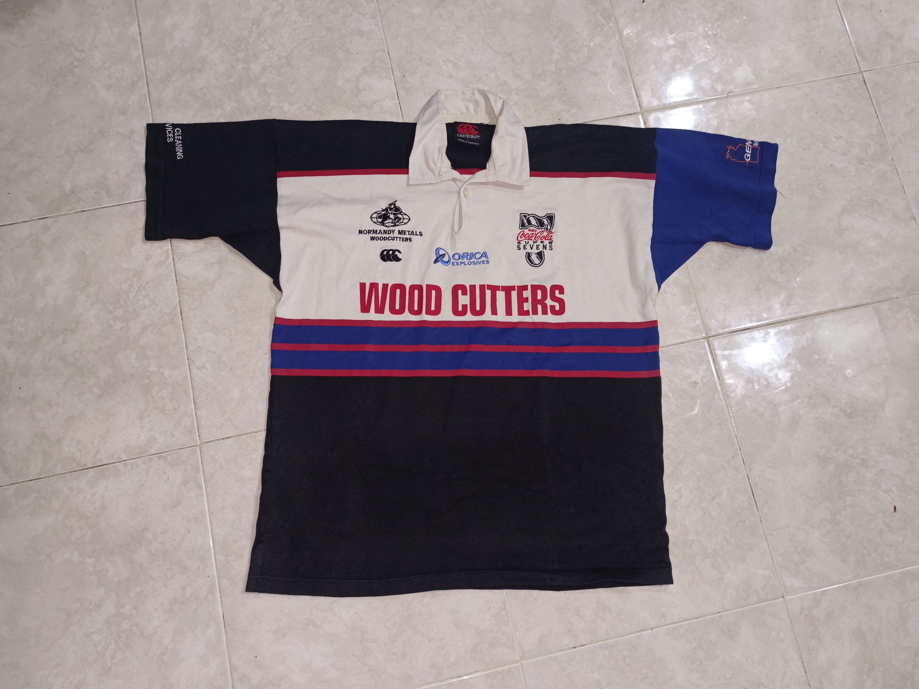 Vintage Coca cola super seven matchworn jersey